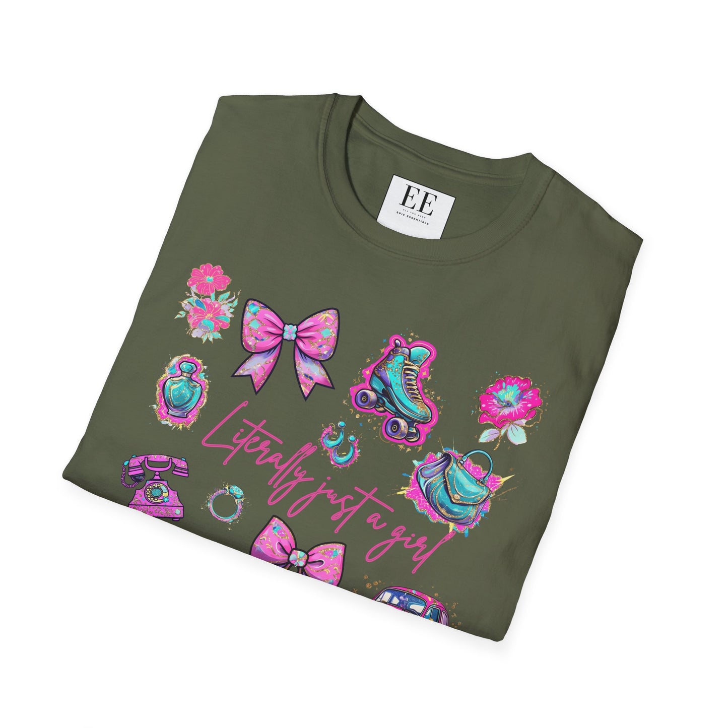 Messy Coquette Fun Unisex Softstyle T-Shirt, Messy Design, Trendy Apparel, Cute Graphic Tee, Casual Clothing