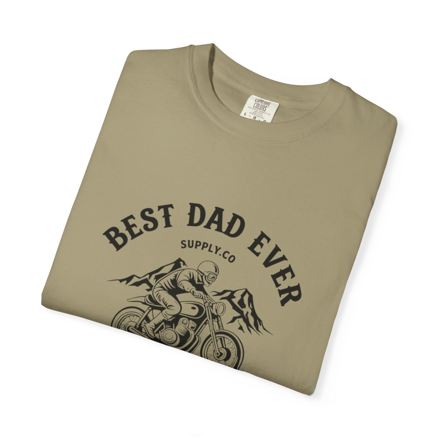 Best Dad Ever T-Shirt, Comfortable Unisex Gift for Father's Day, Family Celebrations, Soft Cotton Tee, Motorcycle Dad Shirt, Father's Day