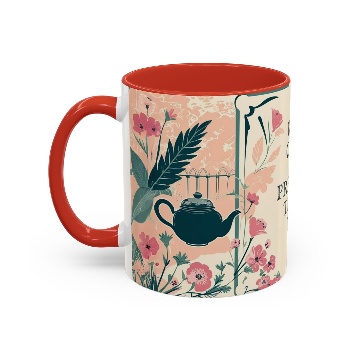 Mug, Keep Calm and Pretend This is Tea, England Theme, Gift for Tea Lovers, Funny Coffee Cup, Ceramic Mug, Tea Lover Gift, Coffee Mug,