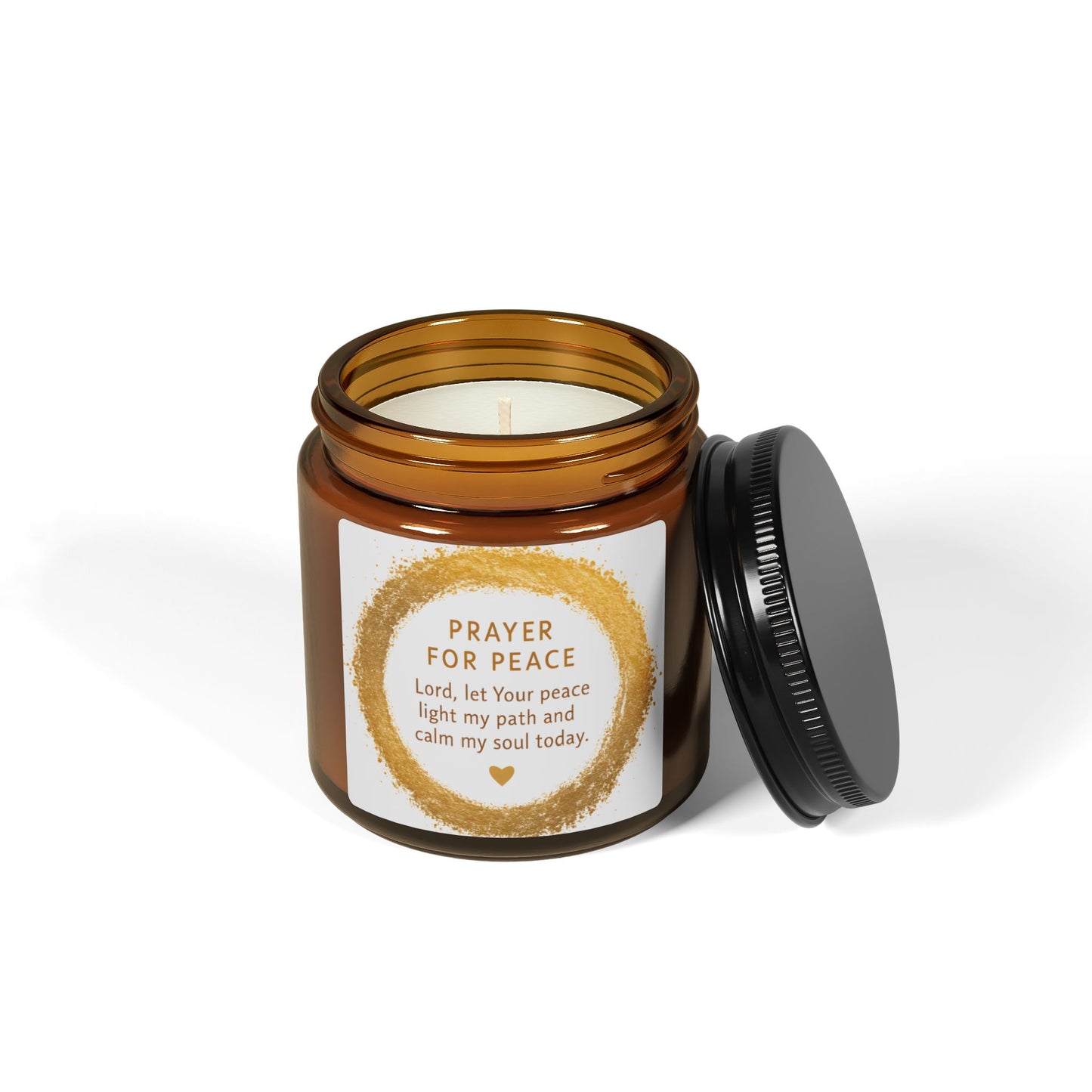 Candle Prayer for Peace, Eco-Friendly Aromatherapy Gift, Home Decor