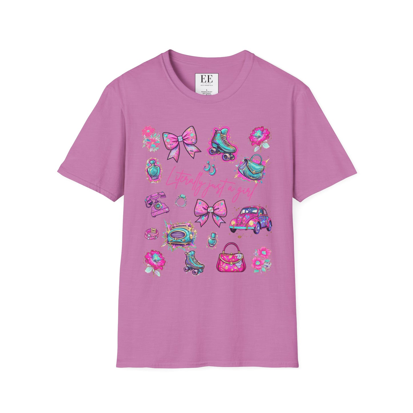 Messy Coquette Fun Unisex Softstyle T-Shirt, Messy Design, Trendy Apparel, Cute Graphic Tee, Casual Clothing