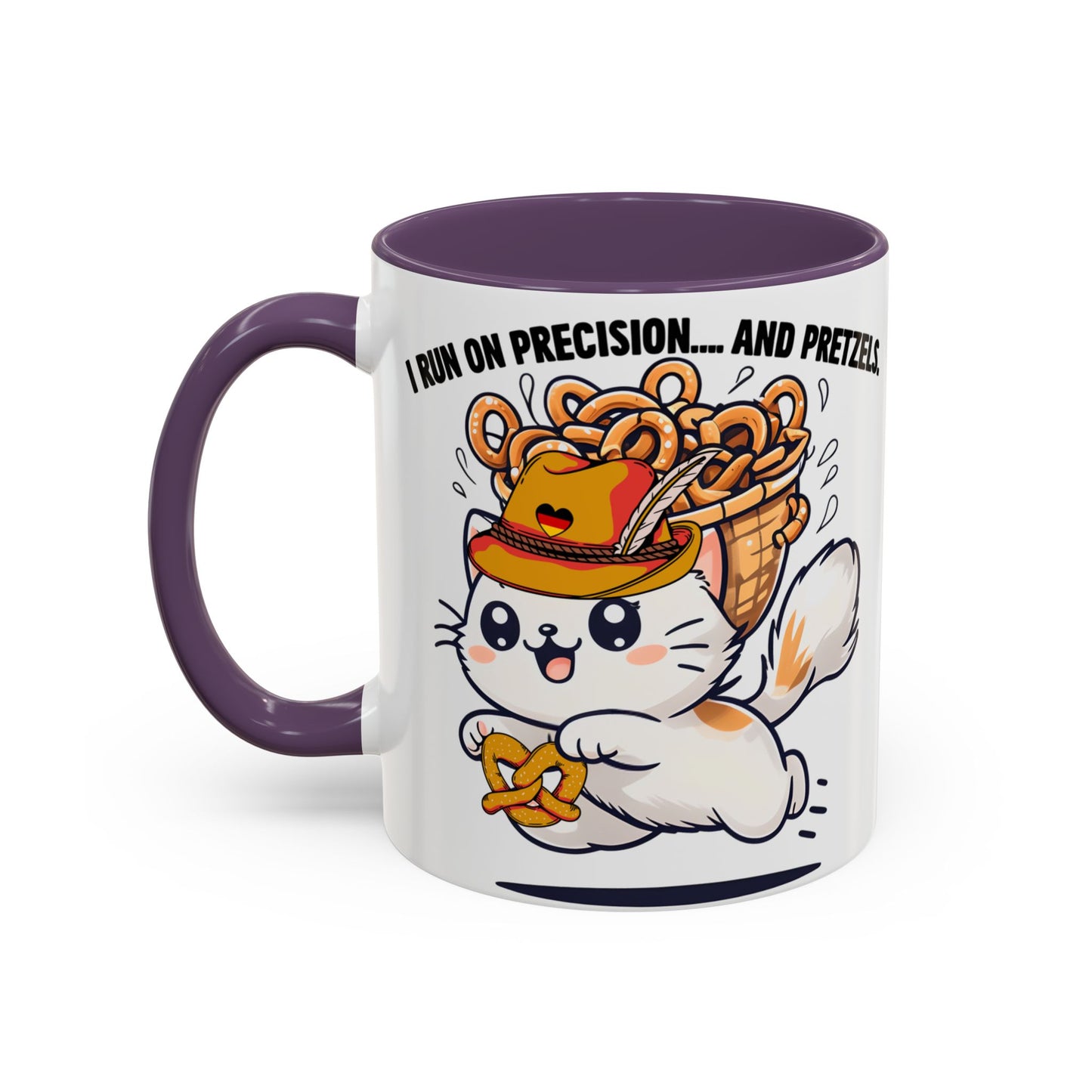 Coffee Mug, Funny Cat Quote, German Flag Heart Hat Design, Cat Lovers
