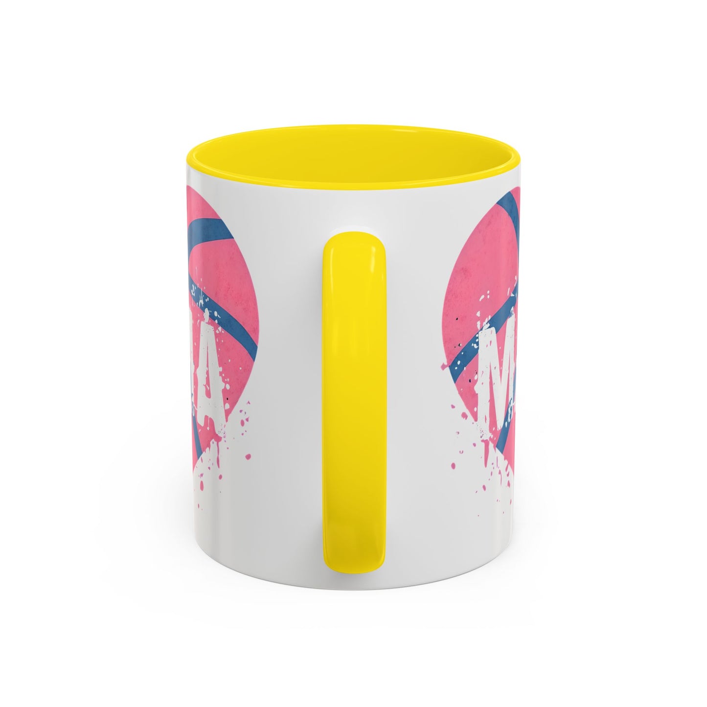 Mama Basketball Heart Accent Coffee Mug - Perfect Gift for Sports Moms