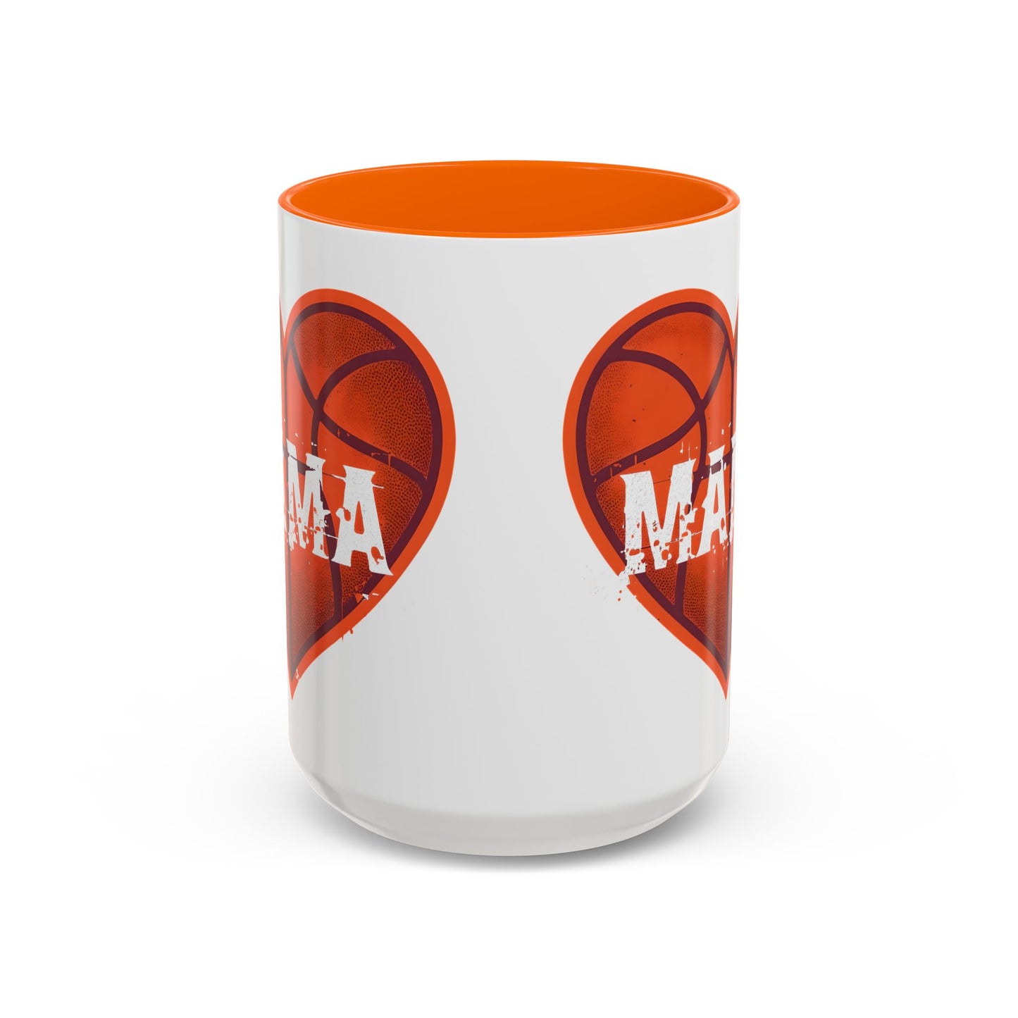 Basketball Mama Coffee Mug | Gift for Sports Moms, Basketball Lovers, Mother's Day, Personalized Mug, Heart Design