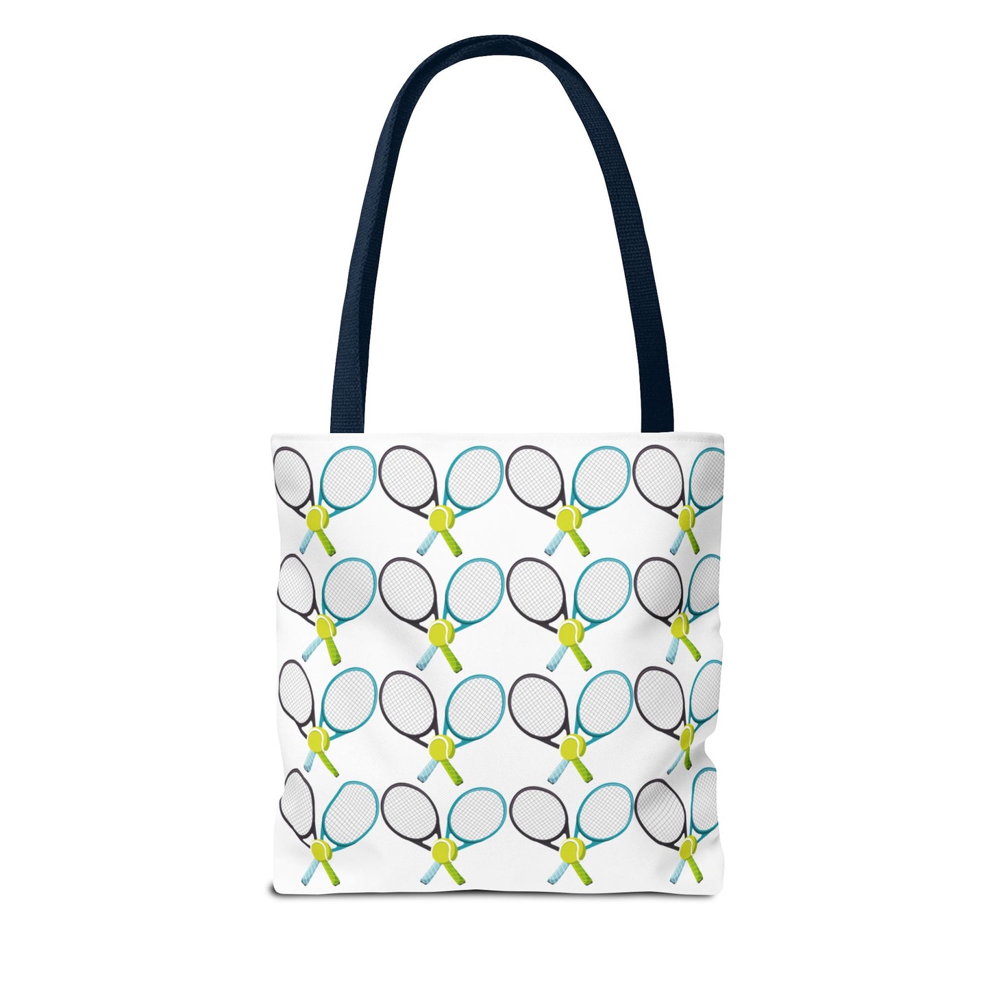 Tennis Racket Print Tote Bag - Ideal for Sports Lovers & Active Lifestyle