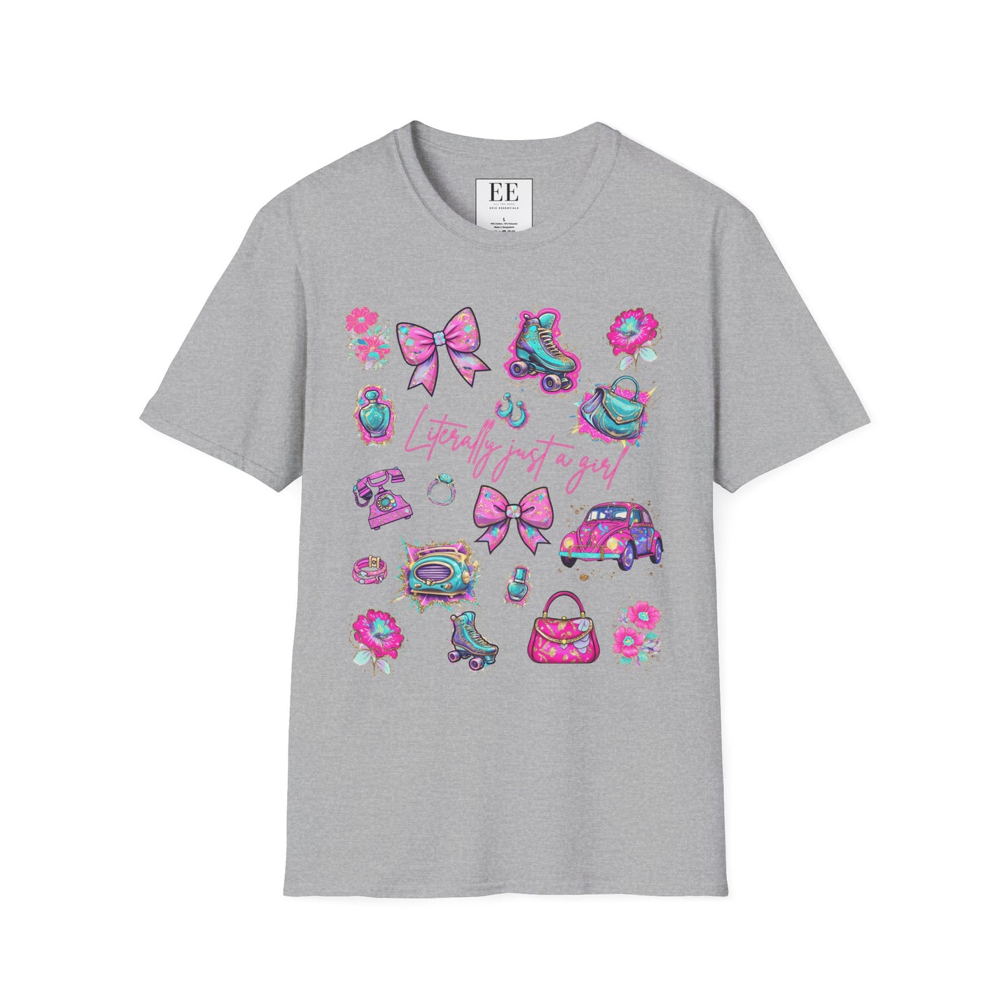 Messy Coquette Fun Unisex Softstyle T-Shirt, Messy Design, Trendy Apparel, Cute Graphic Tee, Casual Clothing