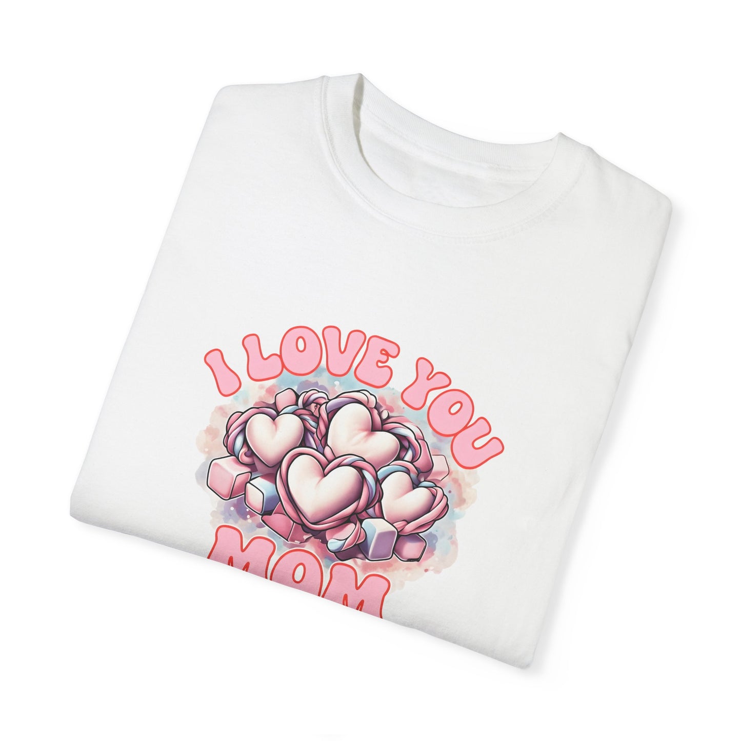 Mom Love T-Shirt, Comfortable Unisex Gift, Perfect for Mother's Day, Family Celebrations, Soft Cotton Tee