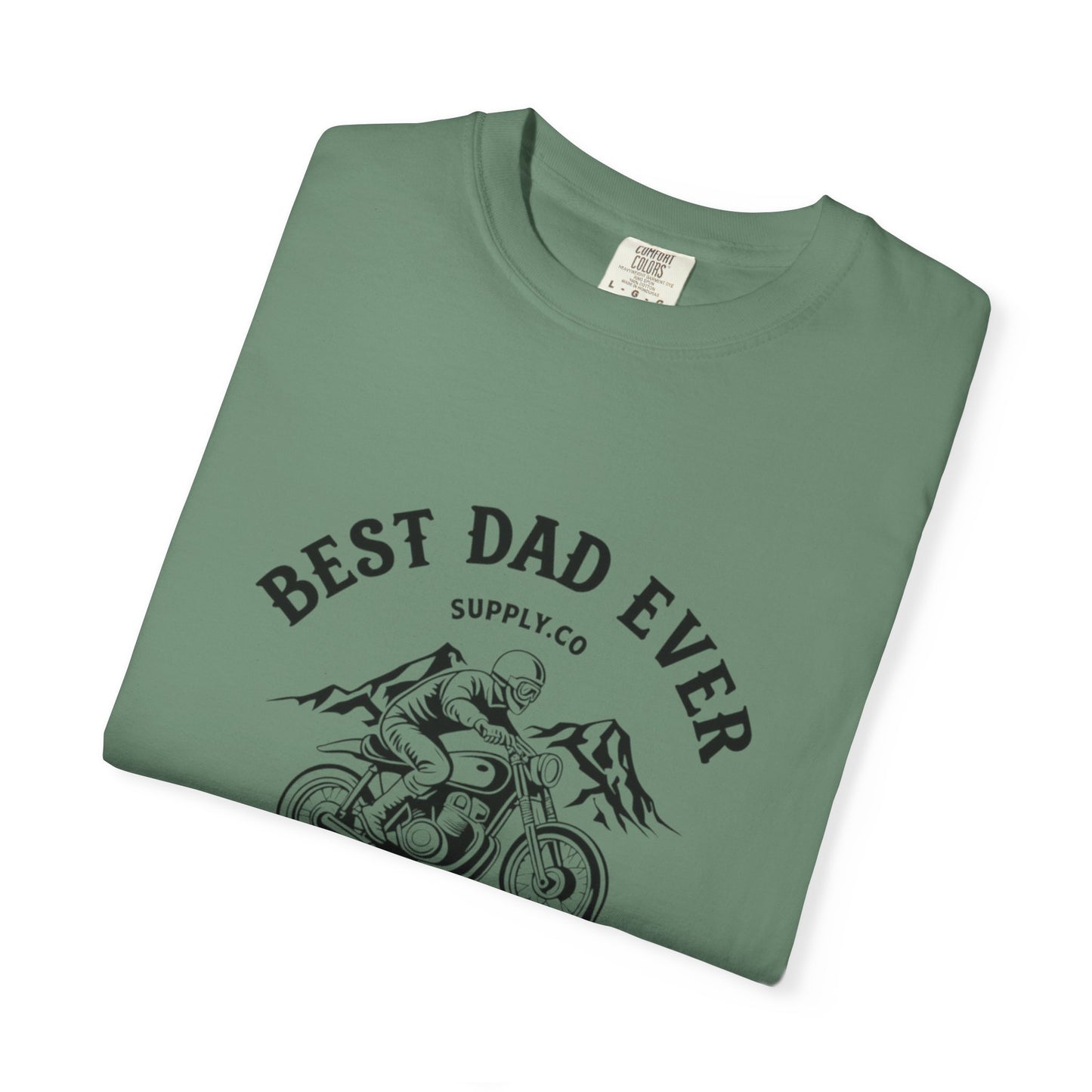 Best Dad Ever T-Shirt, Comfortable Unisex Gift for Father's Day, Family Celebrations, Soft Cotton Tee, Motorcycle Dad Shirt, Father's Day