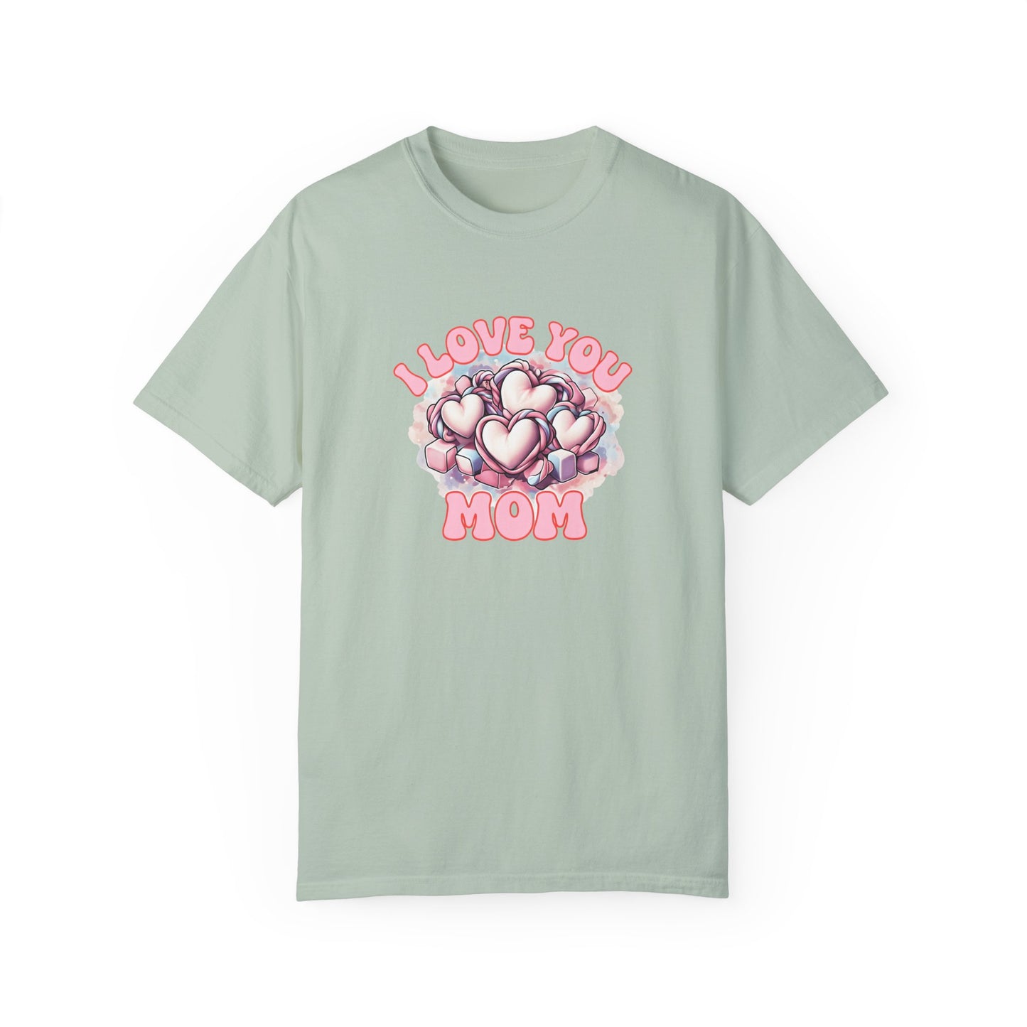 Mom Love T-Shirt, Comfortable Unisex Gift, Perfect for Mother's Day, Family Celebrations, Soft Cotton Tee
