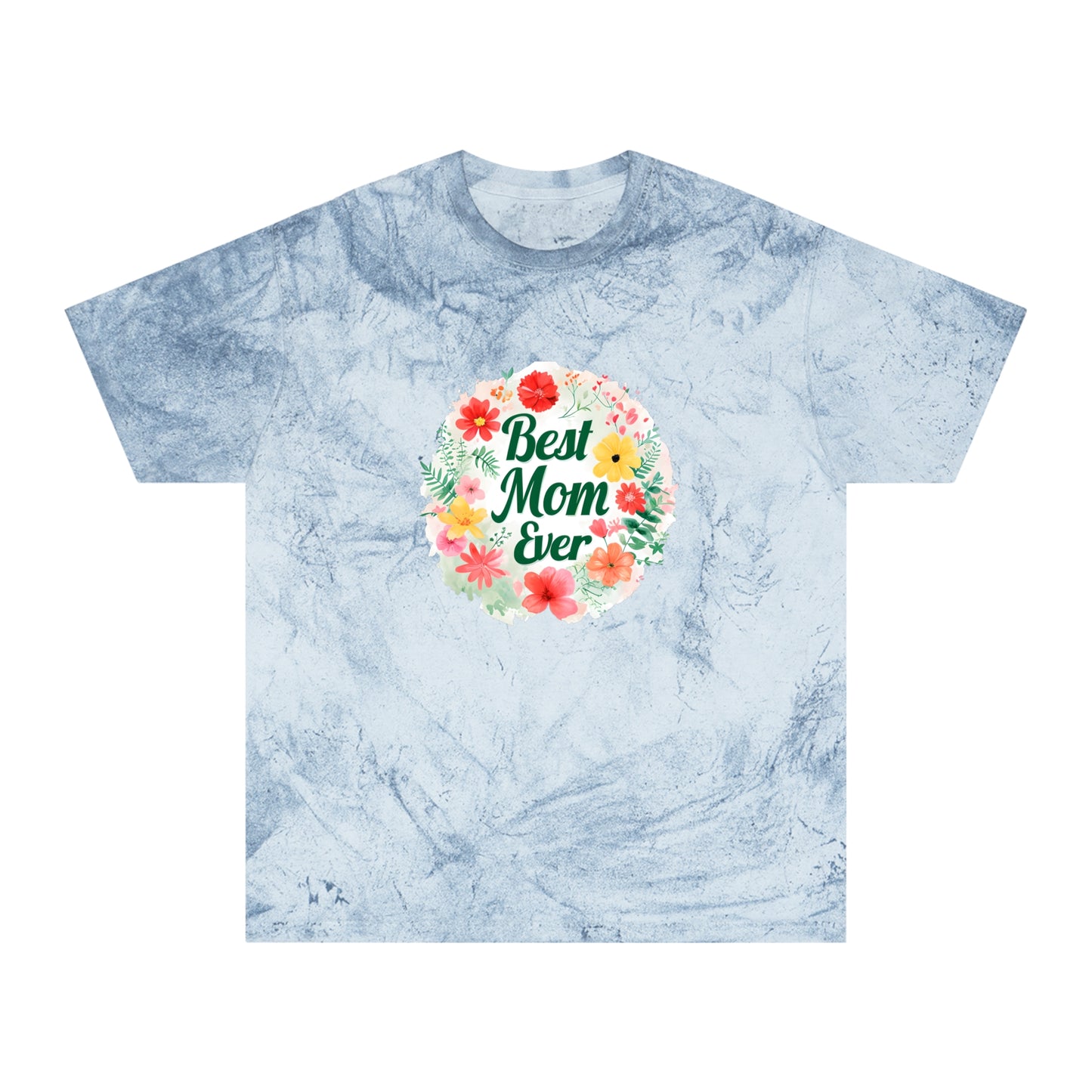 Floral Scented Love T-Shirt, Unisex Color Blast Tee, Perfect for Moms, Mother's Day Gift, Summer Wardrobe Essential, Unique Floral Art