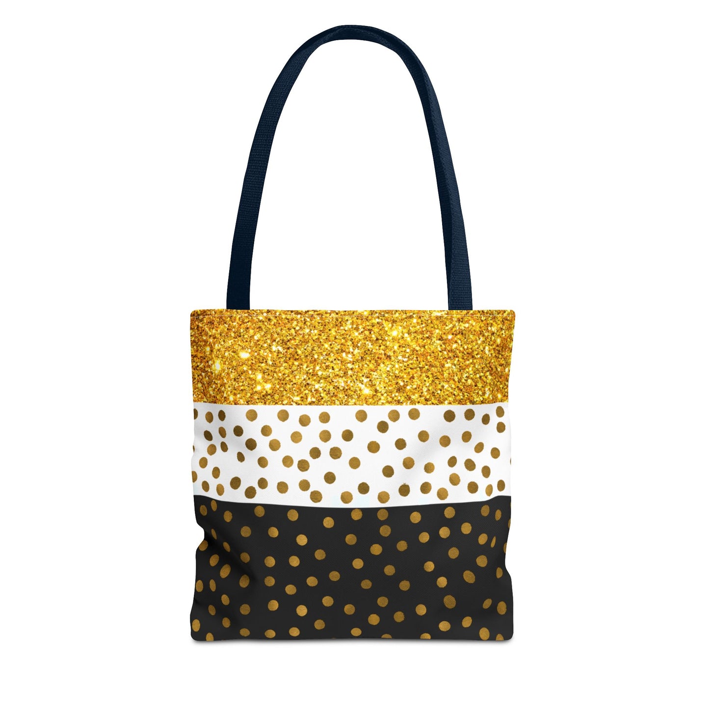 Gold and Black Tote Bag - Elegant and Stylish Carry-All Accessory, Fashionable Shoulder Bag, Trendy Shopping Tote, Chic Grocery Bag,