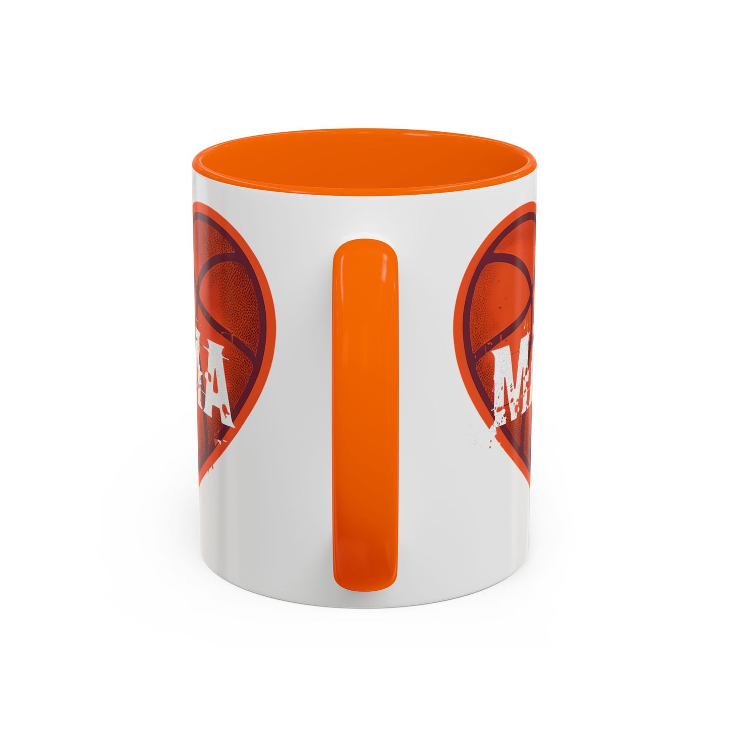 Basketball Mama Coffee Mug | Gift for Sports Moms, Basketball Lovers, Mother's Day, Personalized Mug, Heart Design