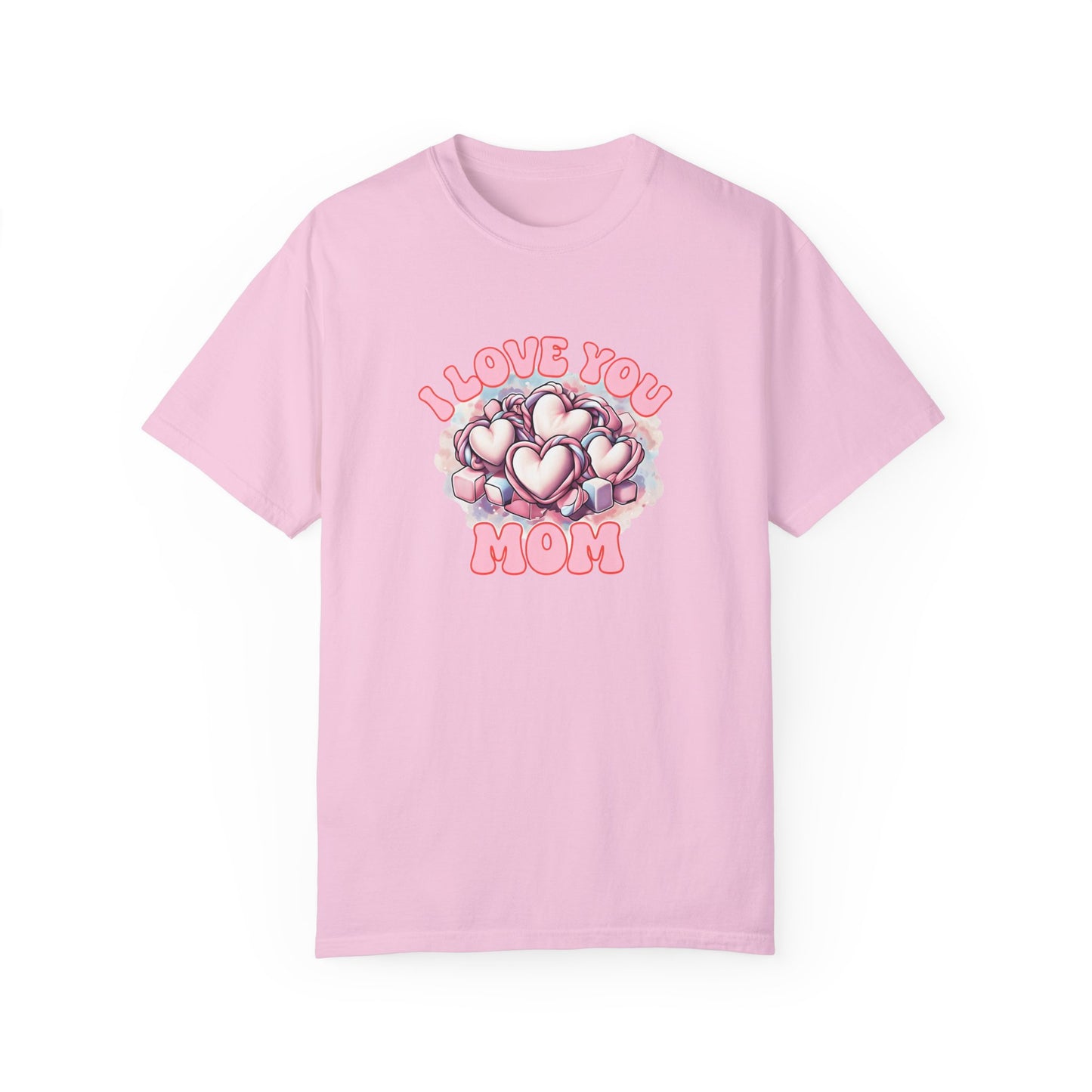 Mom Love T-Shirt, Comfortable Unisex Gift, Perfect for Mother's Day, Family Celebrations, Soft Cotton Tee