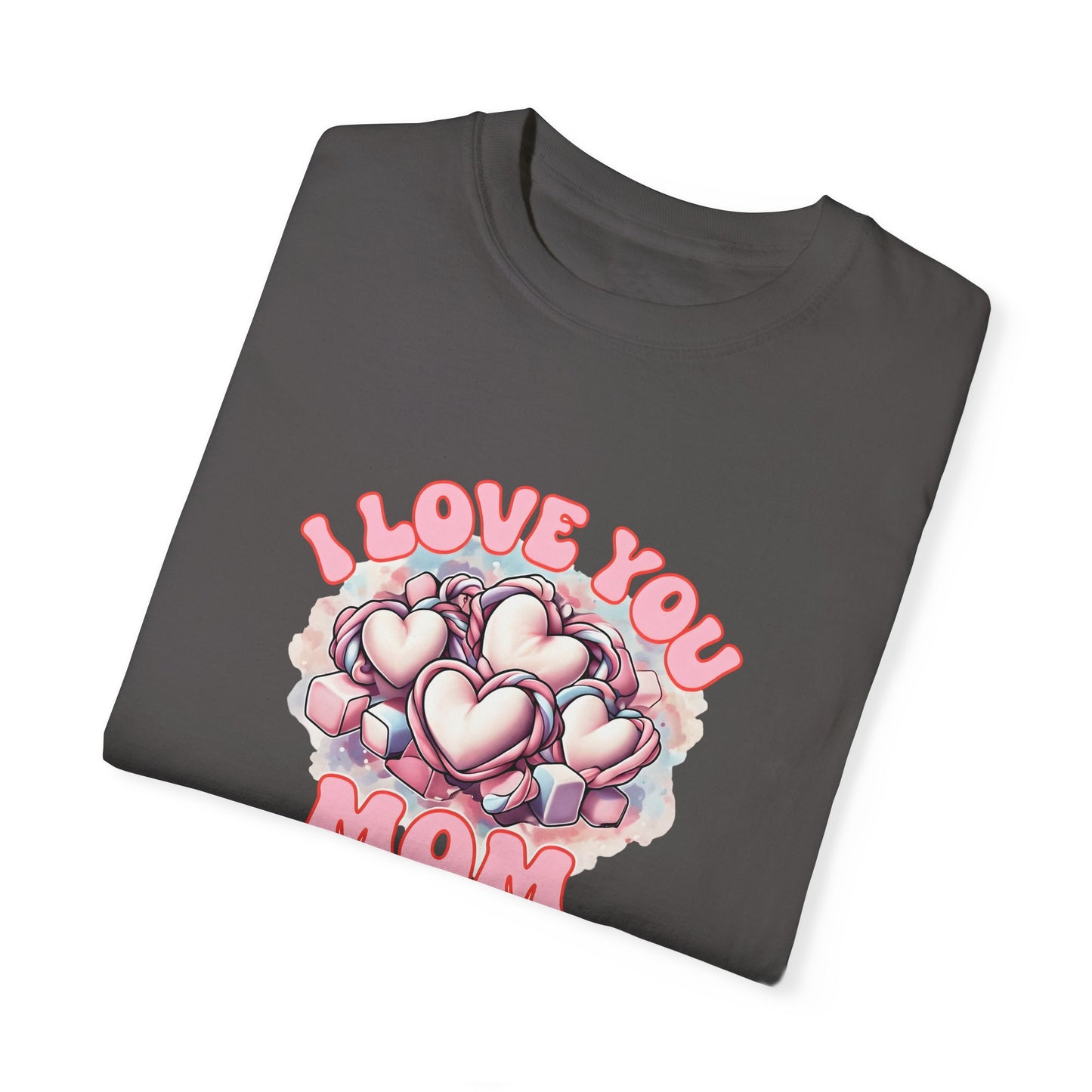 Mom Love T-Shirt, Comfortable Unisex Gift, Perfect for Mother's Day, Family Celebrations, Soft Cotton Tee
