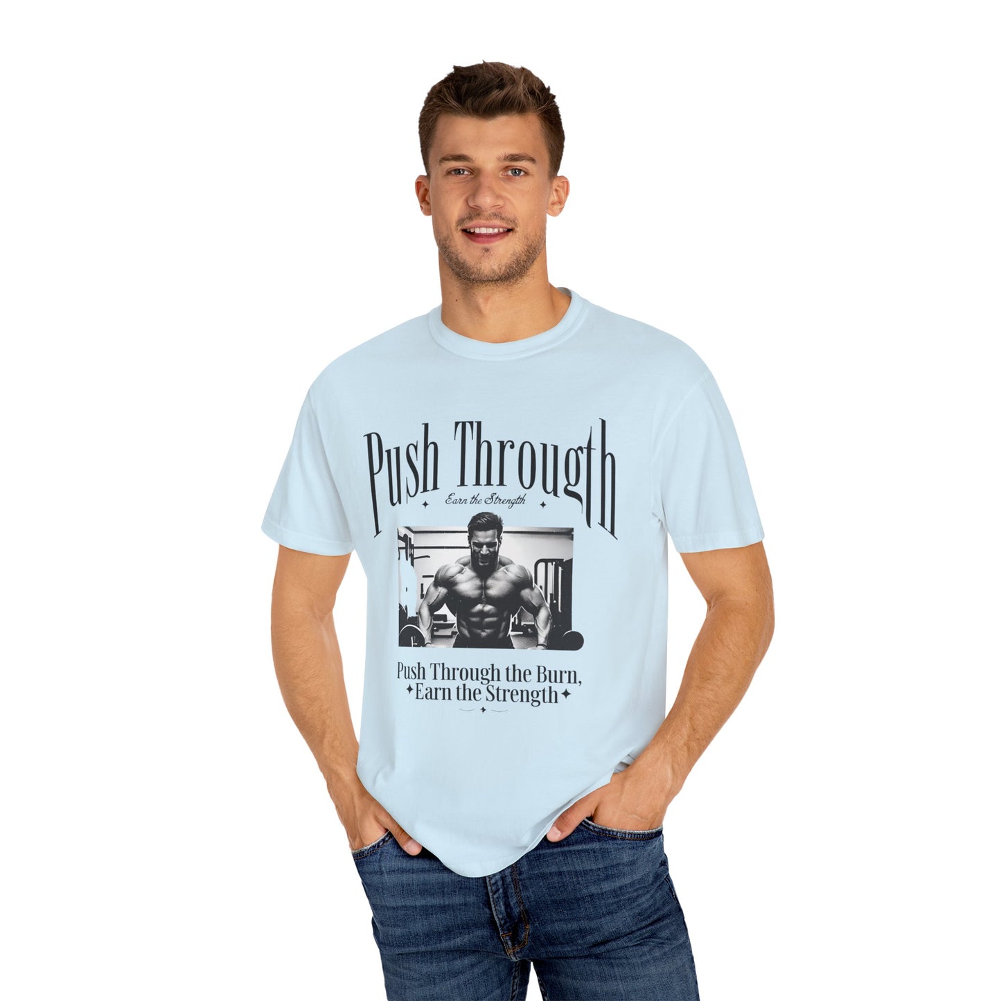 Fitness Motivation T-shirt, Weightlifting Tee, Gym Apparel