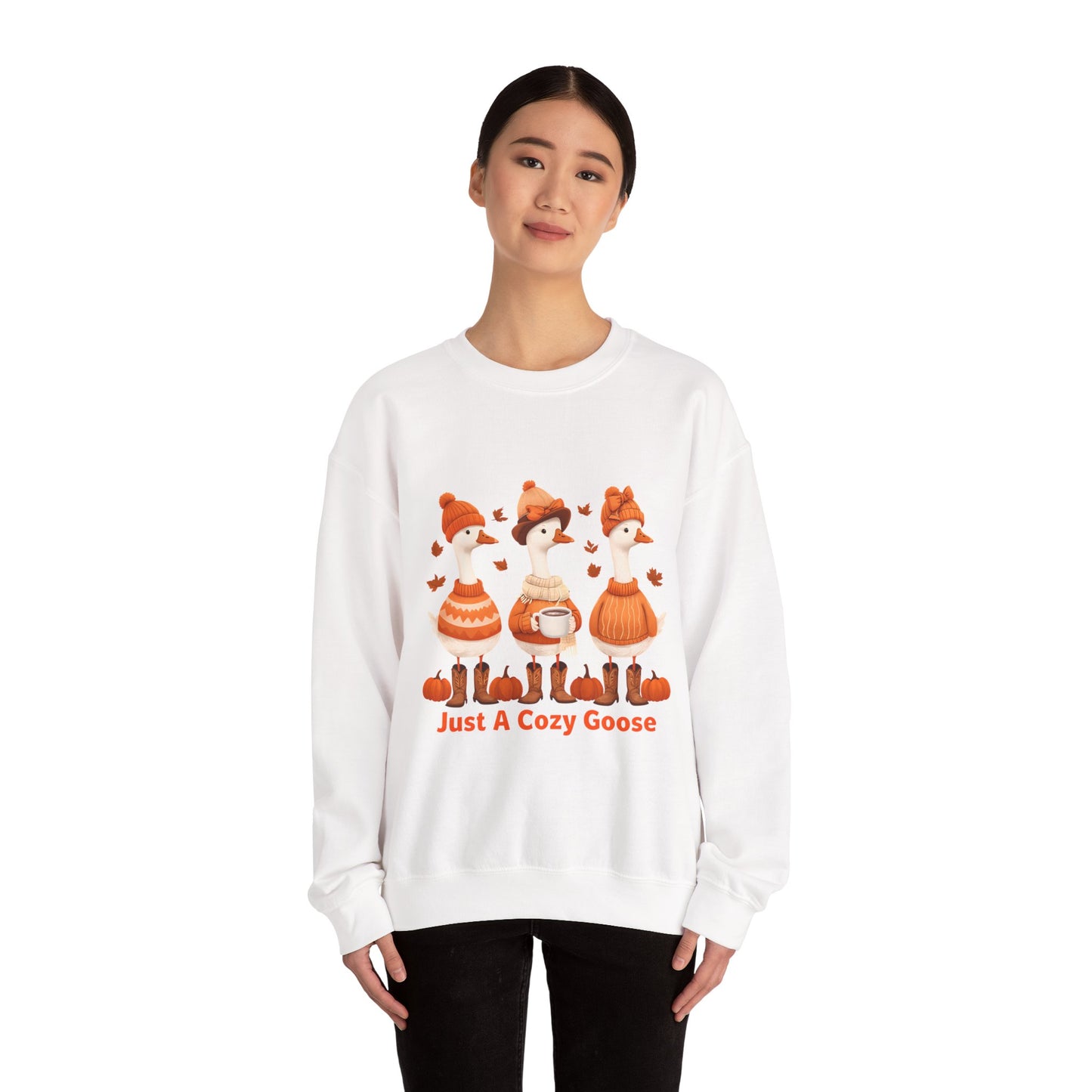Silly Goose Halloween Sweatshirt, Cowgirl Boots and Hats with Coquette Bows Design, Fun Fall Outfit, Halloween Costume, Spooky Season