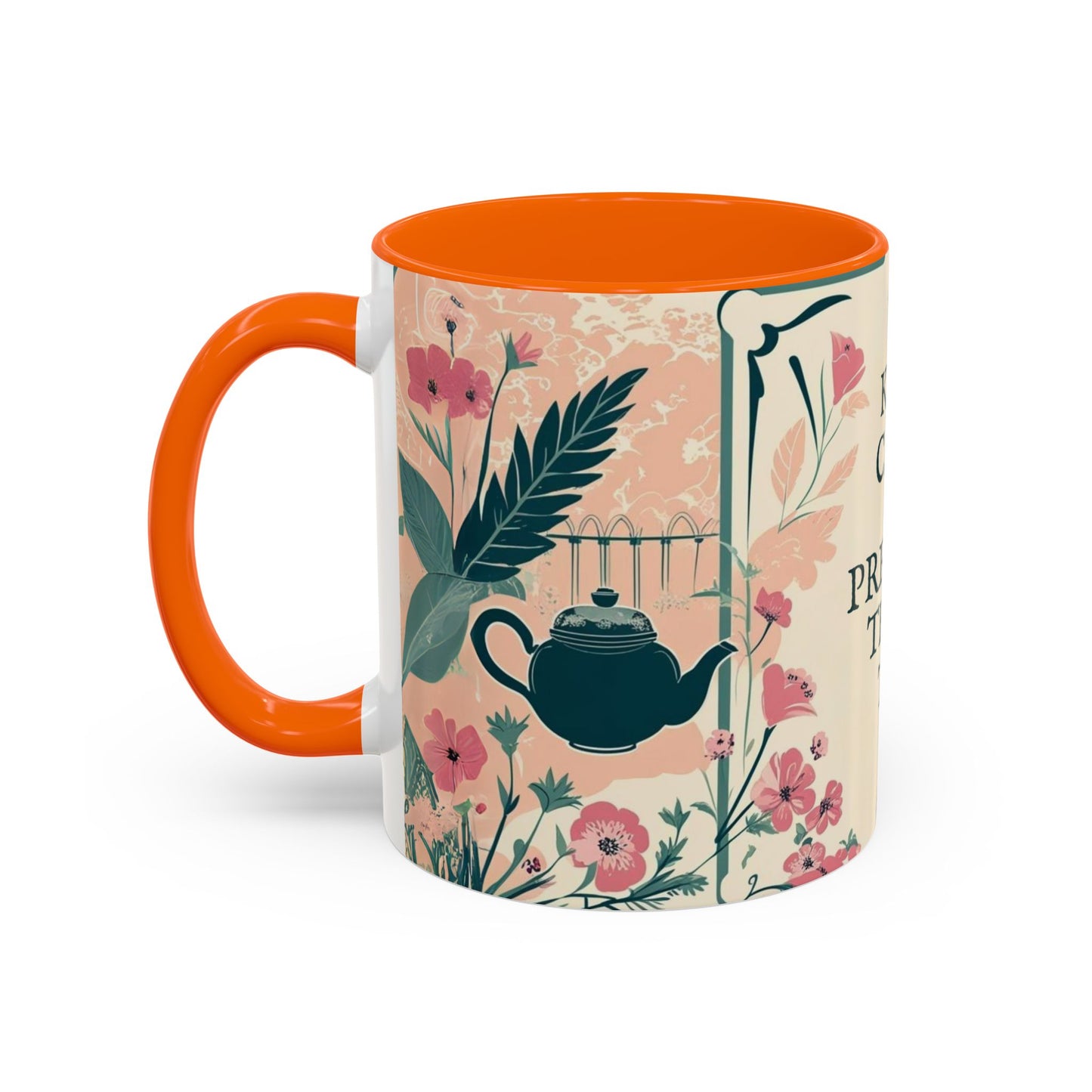 Mug, Keep Calm and Pretend This is Tea, England Theme, Gift for Tea Lovers, Funny Coffee Cup, Ceramic Mug, Tea Lover Gift, Coffee Mug,