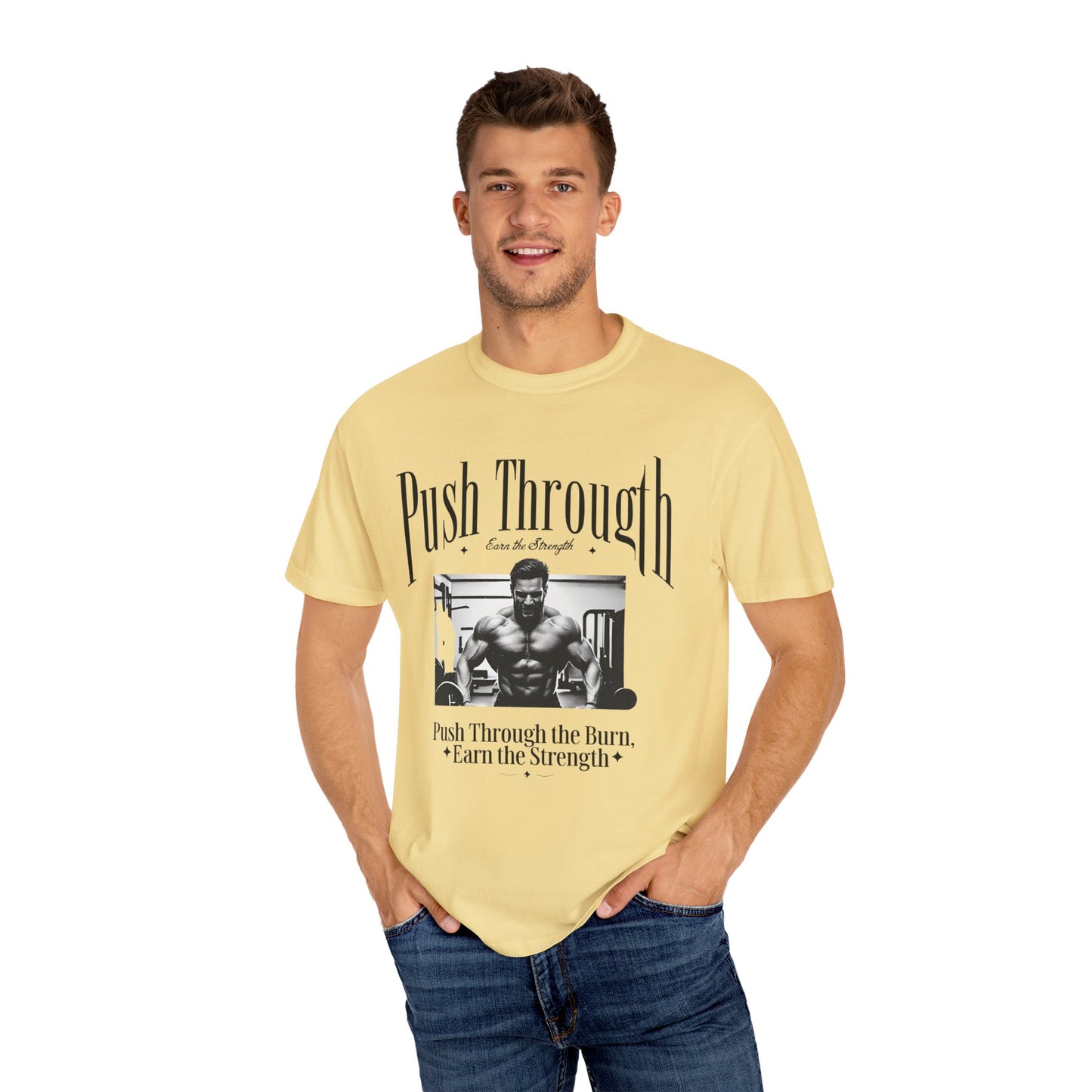 Fitness Motivation T-shirt, Weightlifting Tee, Gym Apparel