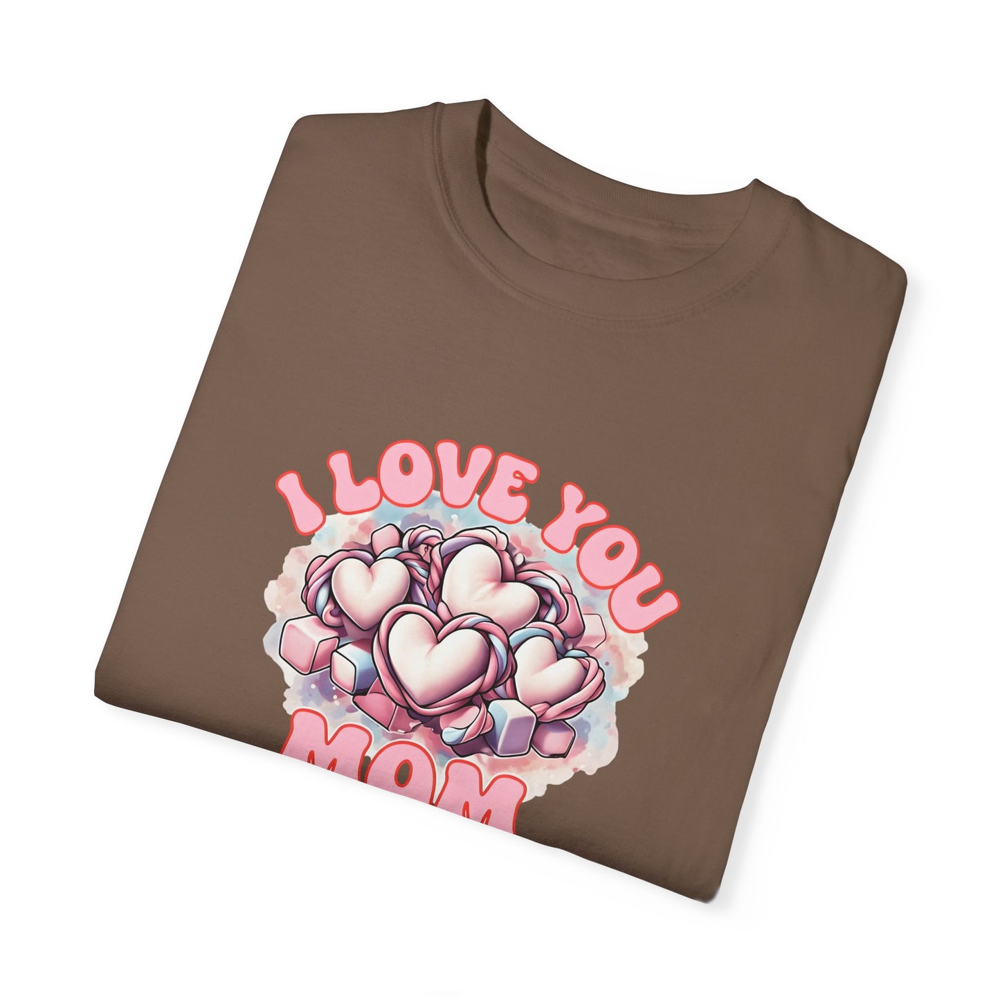 Mom Love T-Shirt, Comfortable Unisex Gift, Perfect for Mother's Day, Family Celebrations, Soft Cotton Tee