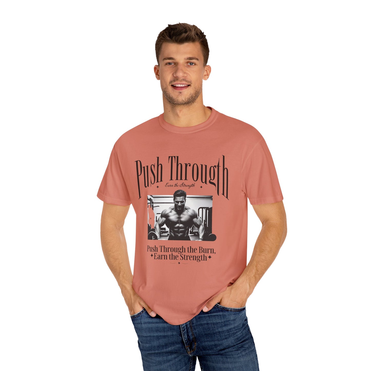 Fitness Motivation T-shirt, Weightlifting Tee, Gym Apparel