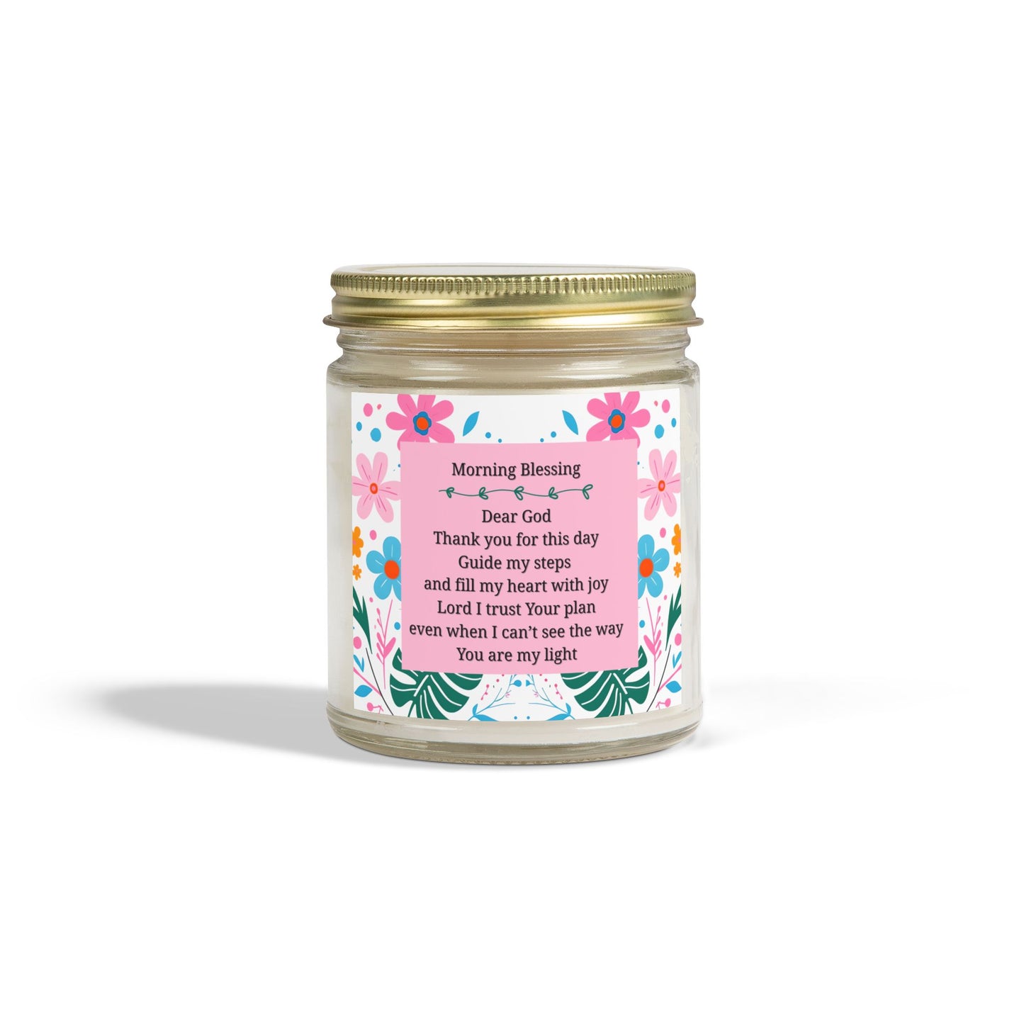Bible verse, start your day with a morning prayer to the lord, Scented Candle, Relaxation, Home Decor
