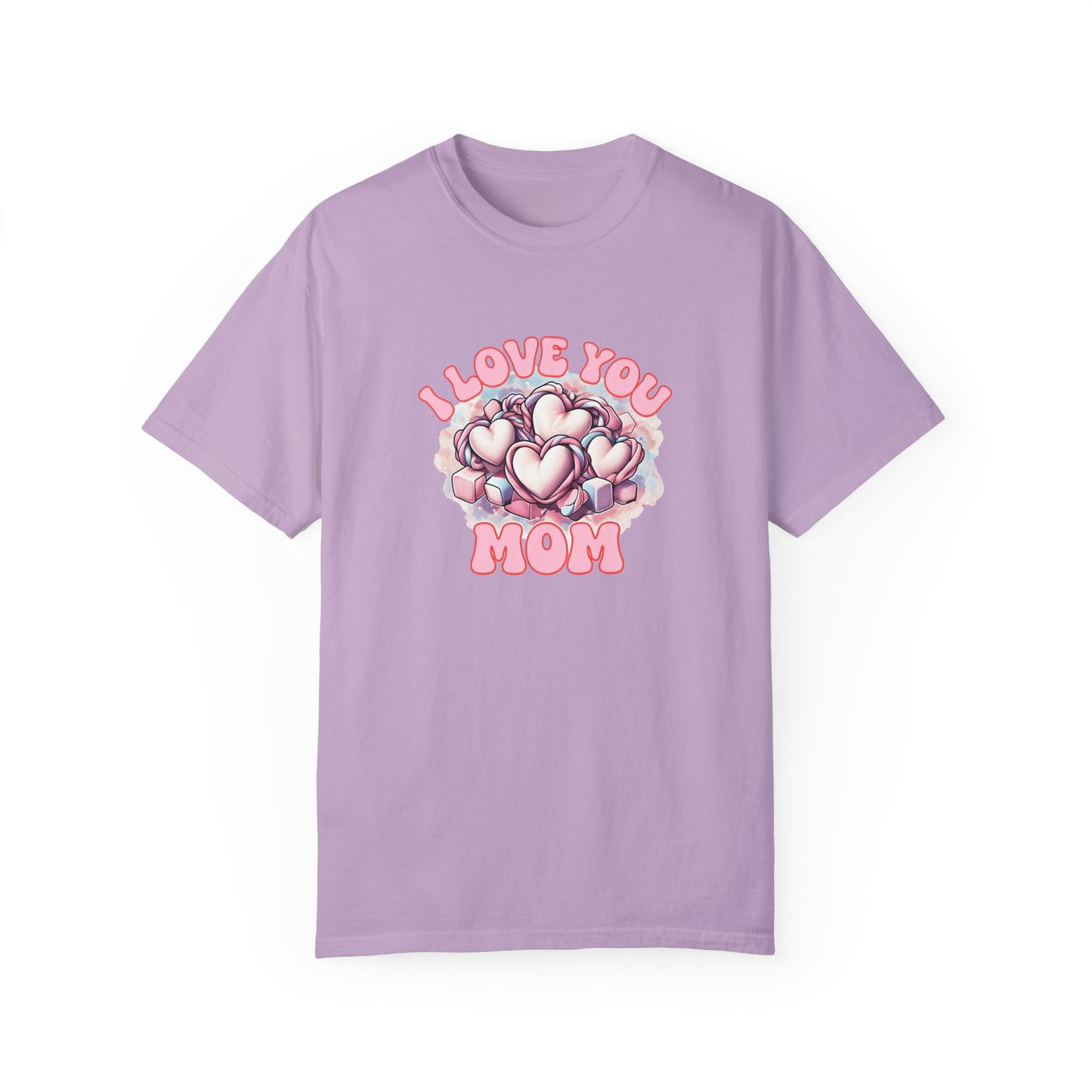 Mom Love T-Shirt, Comfortable Unisex Gift, Perfect for Mother's Day, Family Celebrations, Soft Cotton Tee