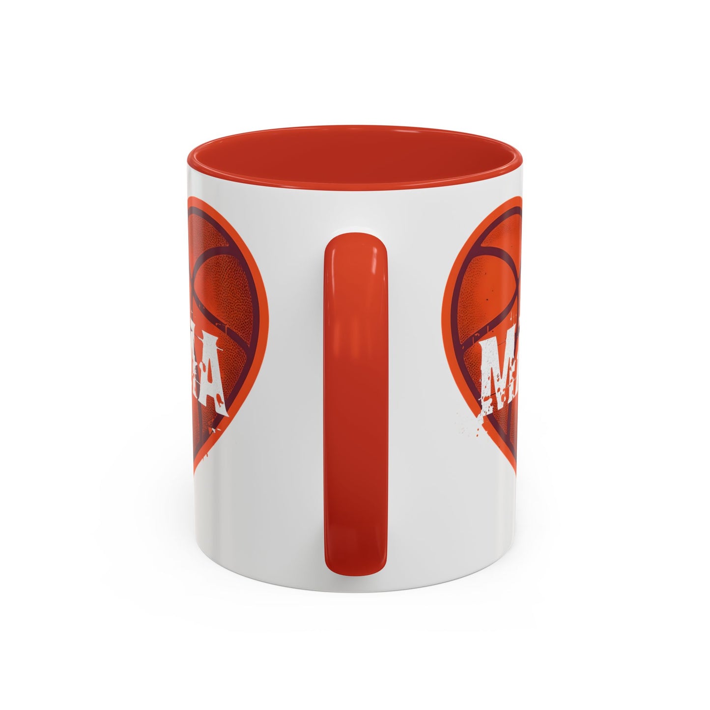 Basketball Mama Coffee Mug | Gift for Sports Moms, Basketball Lovers, Mother's Day, Personalized Mug, Heart Design