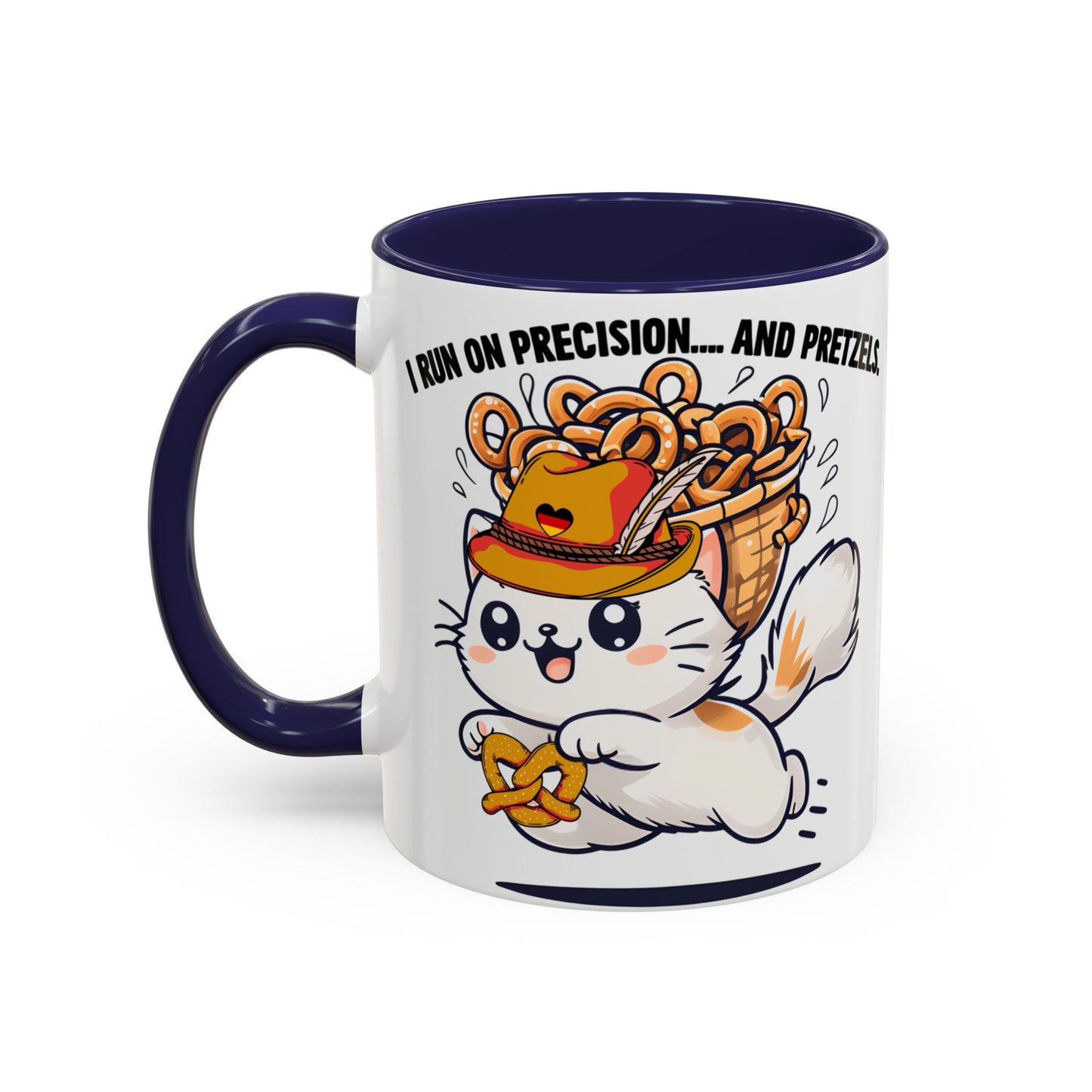 Coffee Mug, Funny Cat Quote, German Flag Heart Hat Design, Cat Lovers