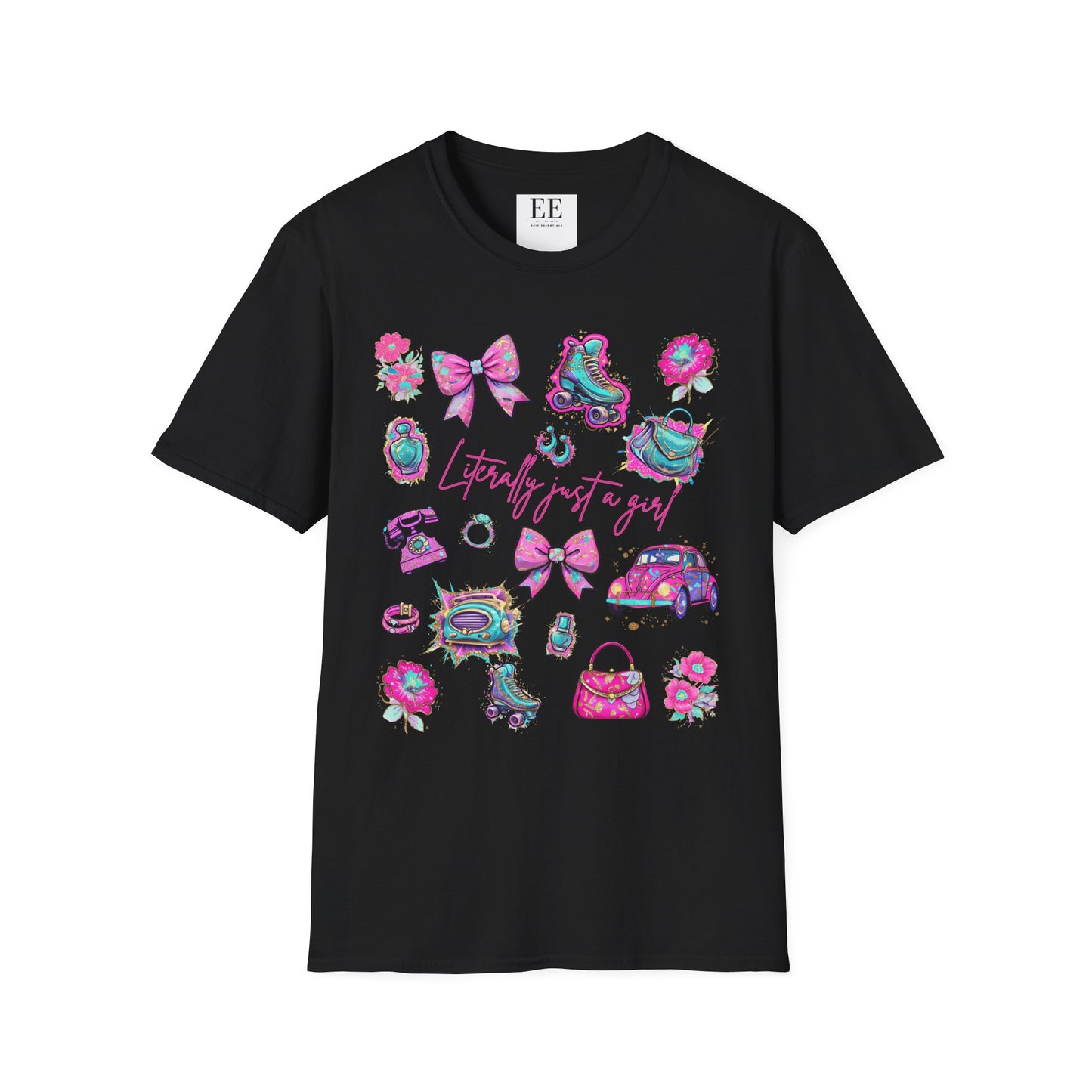 Messy Coquette Fun Unisex Softstyle T-Shirt, Messy Design, Trendy Apparel, Cute Graphic Tee, Casual Clothing