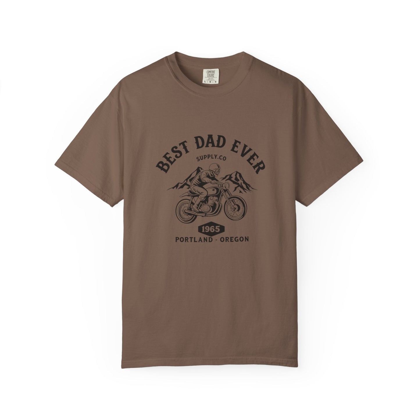 Best Dad Ever T-Shirt, Comfortable Unisex Gift for Father's Day, Family Celebrations, Soft Cotton Tee, Motorcycle Dad Shirt, Father's Day