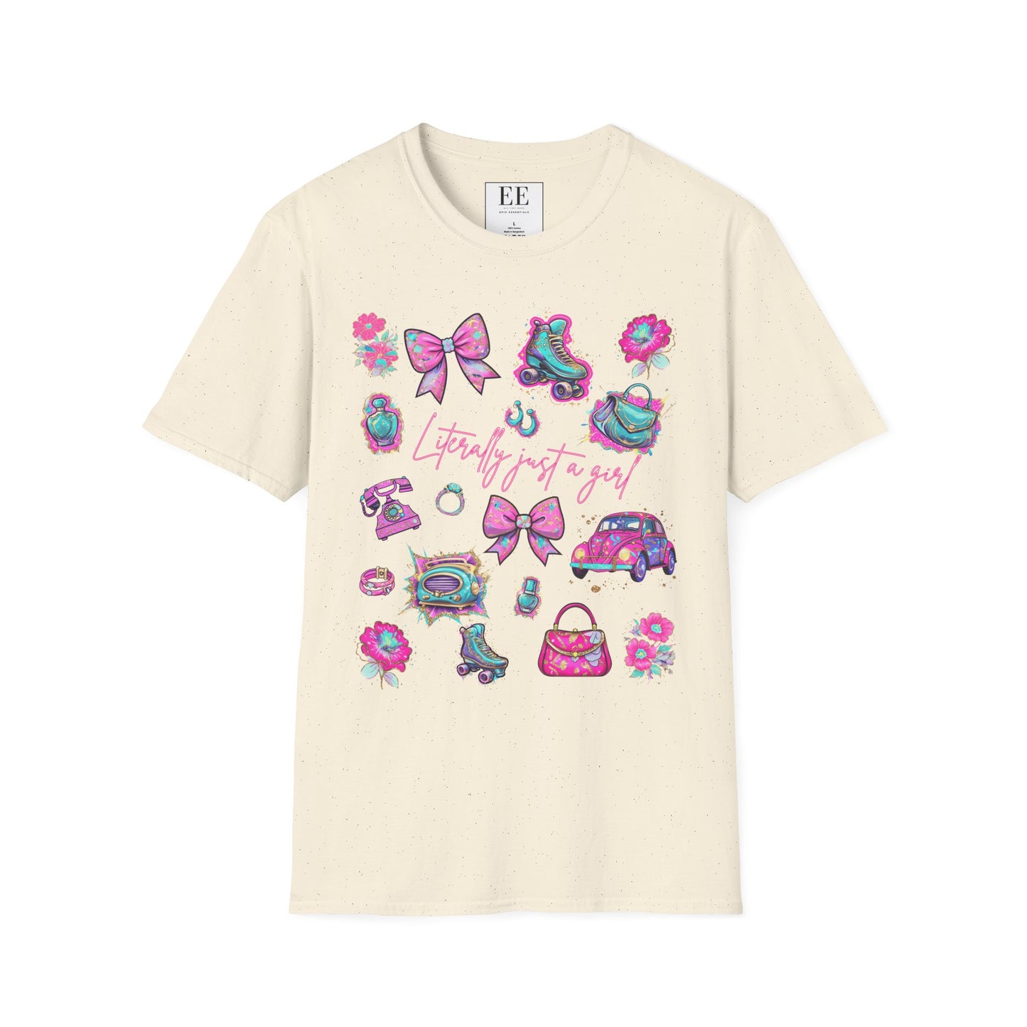 Messy Coquette Fun Unisex Softstyle T-Shirt, Messy Design, Trendy Apparel, Cute Graphic Tee, Casual Clothing