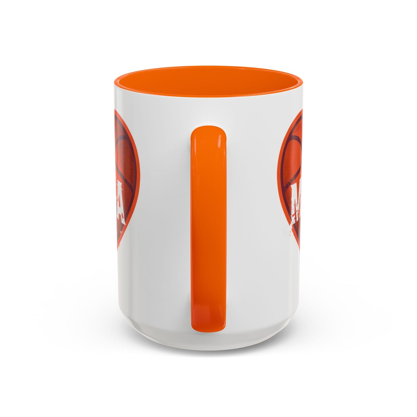 Basketball Mama Coffee Mug | Gift for Sports Moms, Basketball Lovers, Mother's Day, Personalized Mug, Heart Design