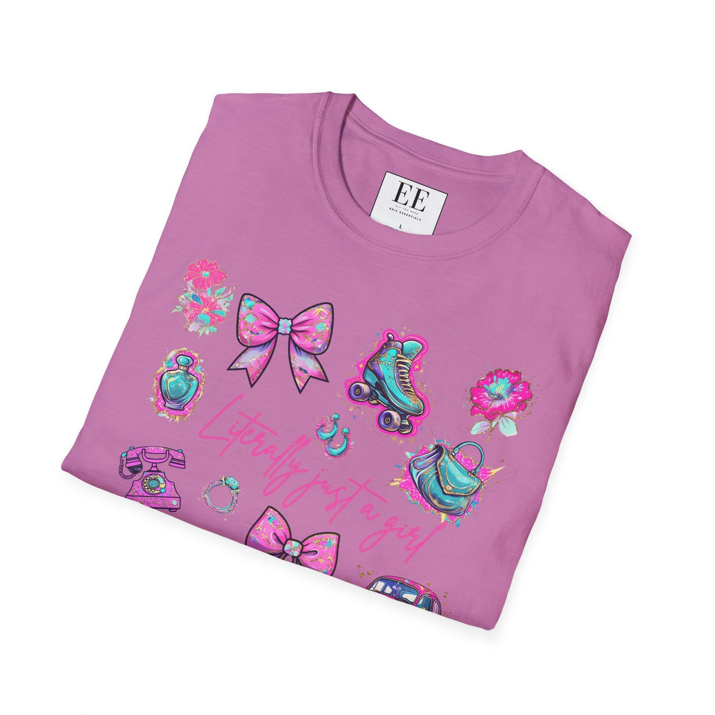 Messy Coquette Fun Unisex Softstyle T-Shirt, Messy Design, Trendy Apparel, Cute Graphic Tee, Casual Clothing