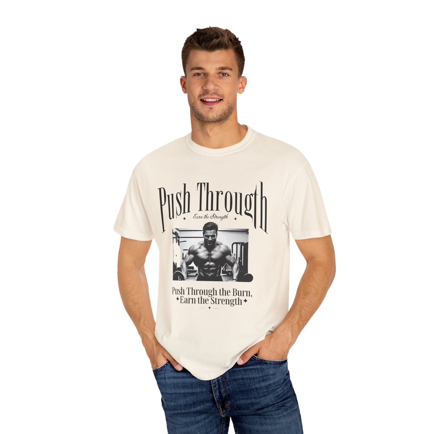 Fitness Motivation T-shirt, Weightlifting Tee, Gym Apparel