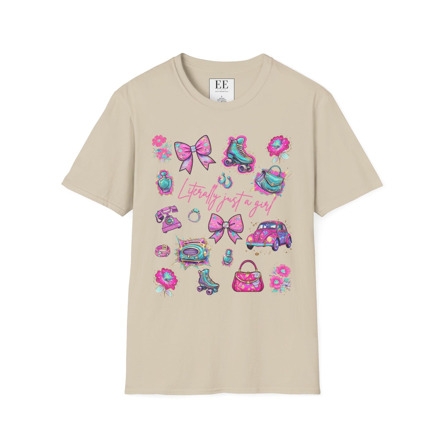 Messy Coquette Fun Unisex Softstyle T-Shirt, Messy Design, Trendy Apparel, Cute Graphic Tee, Casual Clothing
