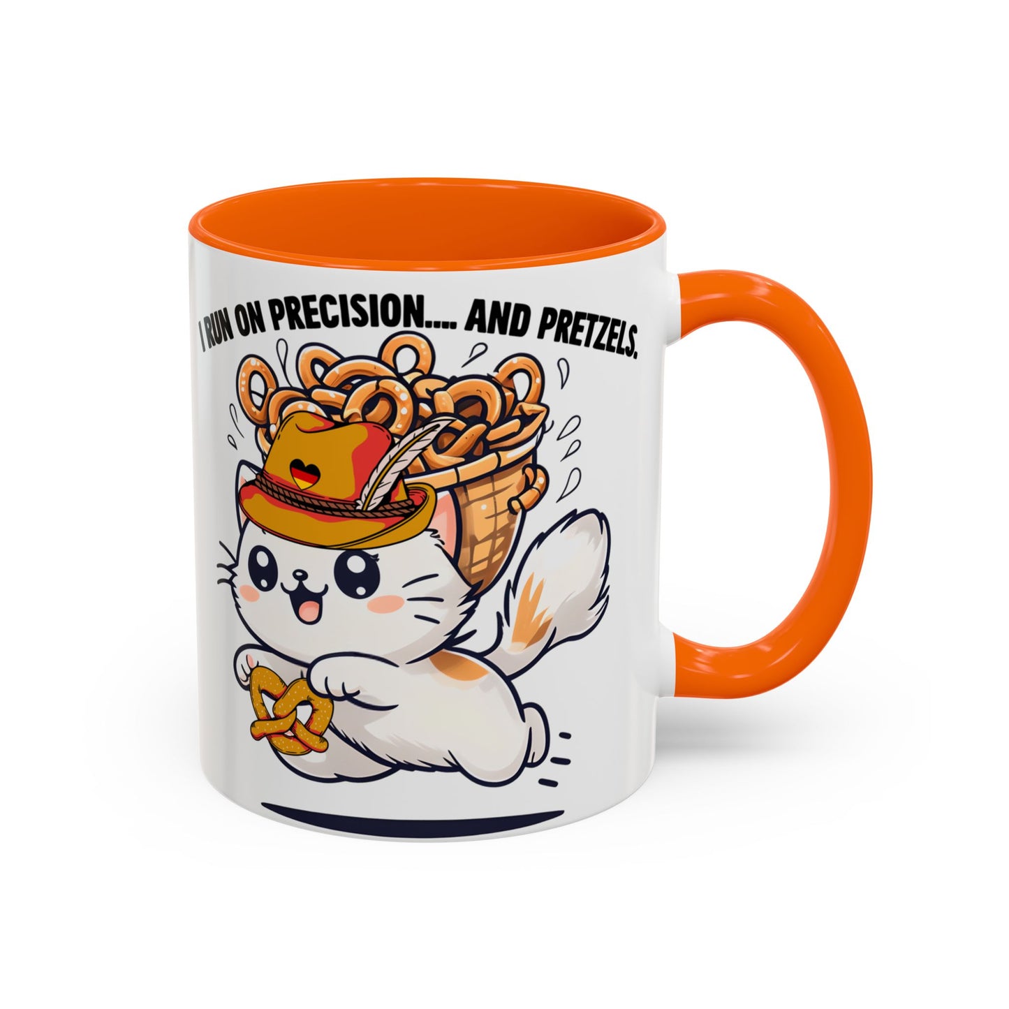Coffee Mug, Funny Cat Quote, German Flag Heart Hat Design, Cat Lovers