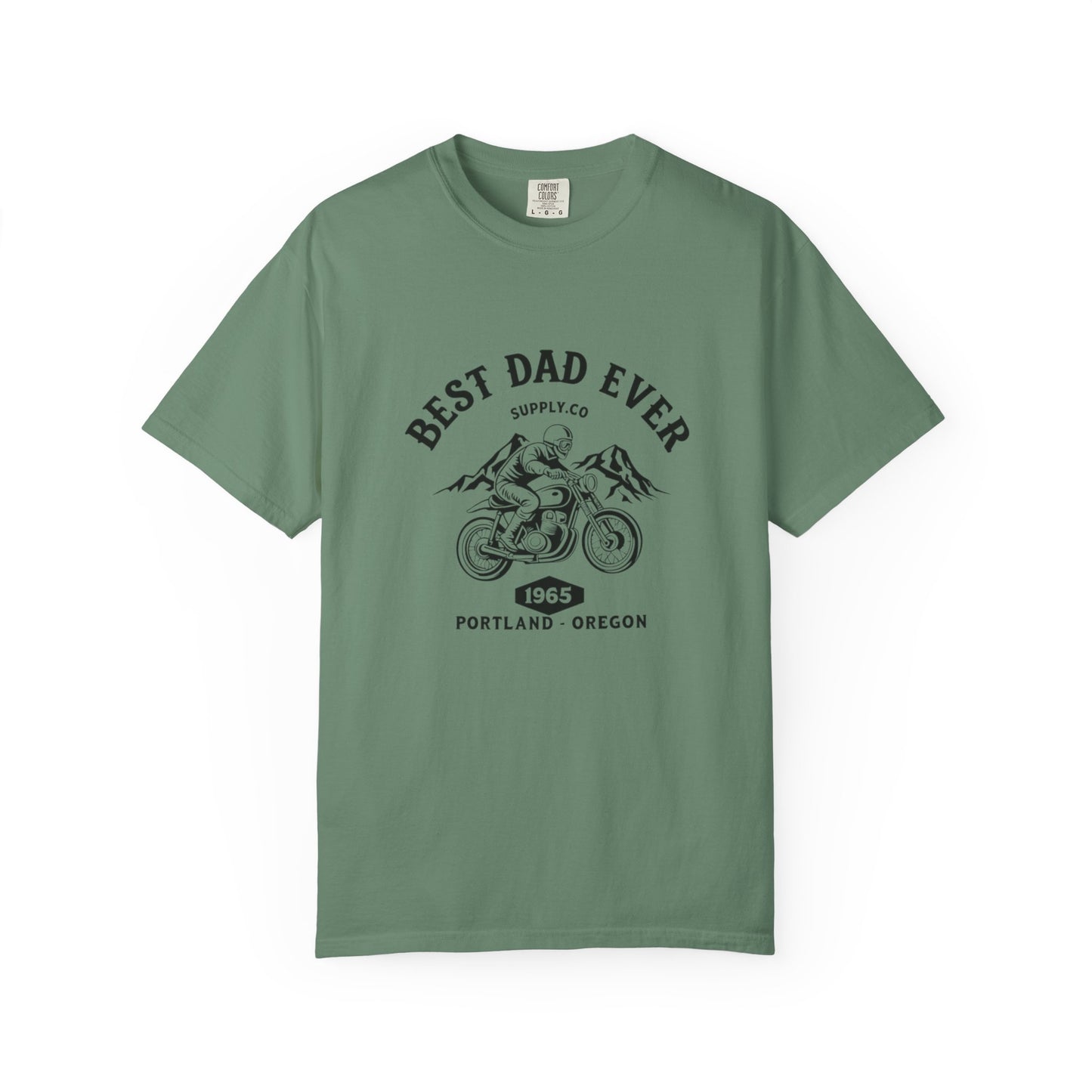 Best Dad Ever T-Shirt, Comfortable Unisex Gift for Father's Day, Family Celebrations, Soft Cotton Tee, Motorcycle Dad Shirt, Father's Day