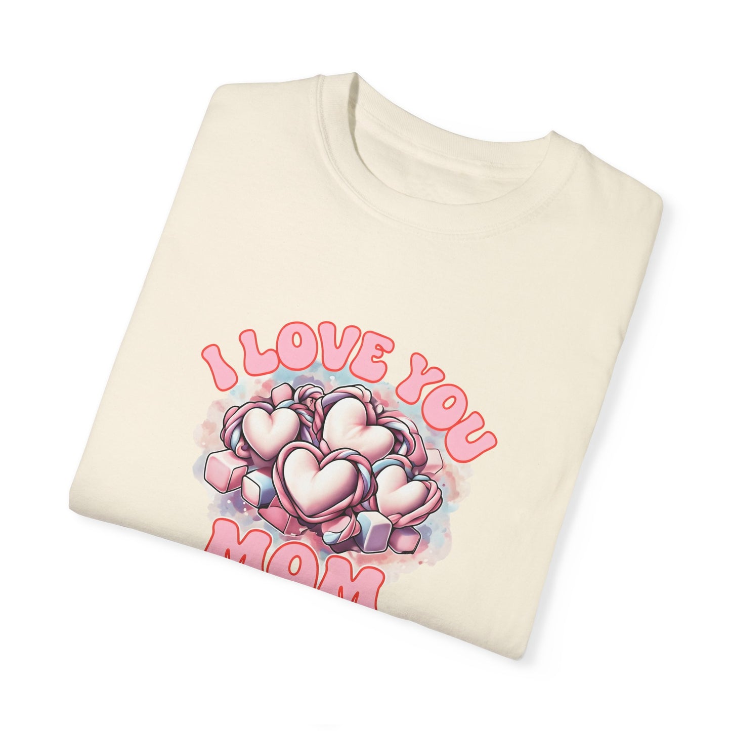 Mom Love T-Shirt, Comfortable Unisex Gift, Perfect for Mother's Day, Family Celebrations, Soft Cotton Tee