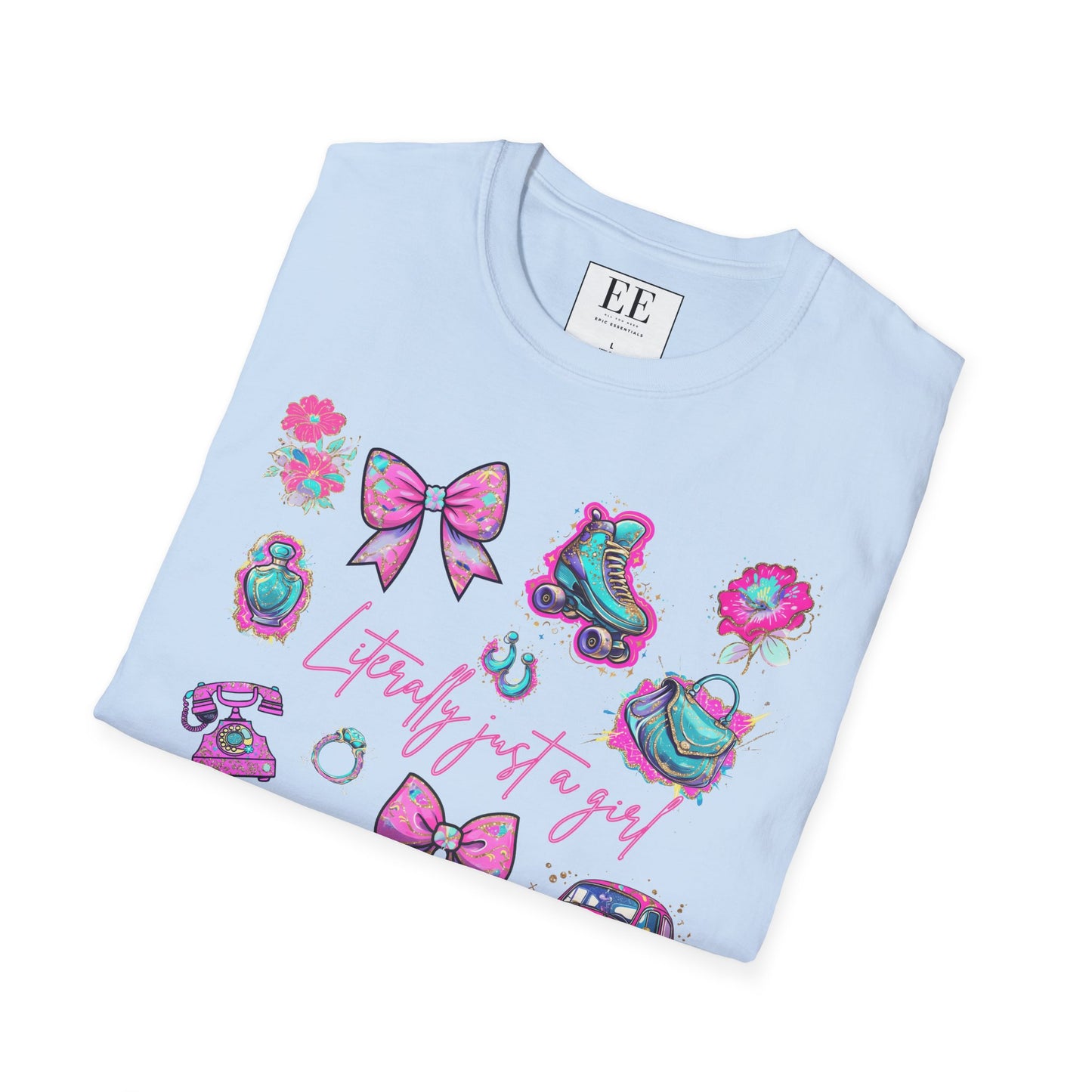 Messy Coquette Fun Unisex Softstyle T-Shirt, Messy Design, Trendy Apparel, Cute Graphic Tee, Casual Clothing