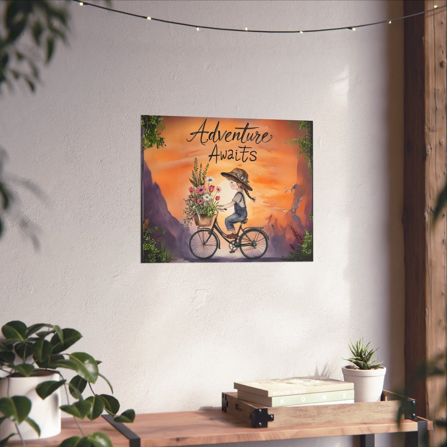 Adventure Awaits Fine Art Poster - Inspirational Home Decor for Nature Lovers