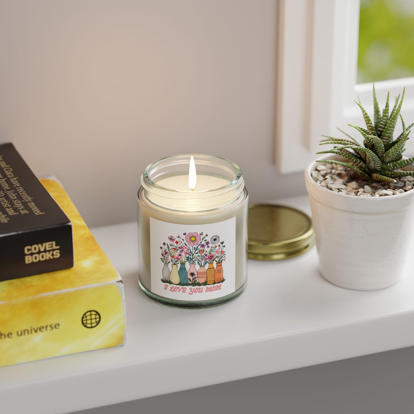 Floral Scented Candle, Perfect Gift for Mom, Relaxing Home Decor, Aromatherapy, Mother's Day, Birthday, Home Fragrance