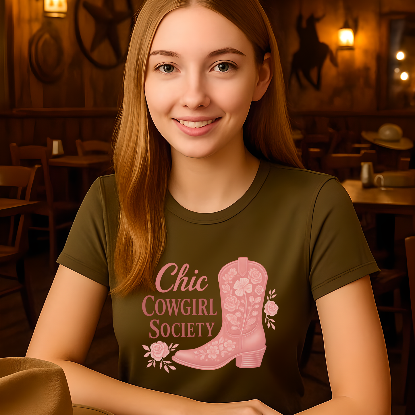 Vintage Chic Cowgirl Unisex T-shirt - Perfect Gift for Birthdays and Friends