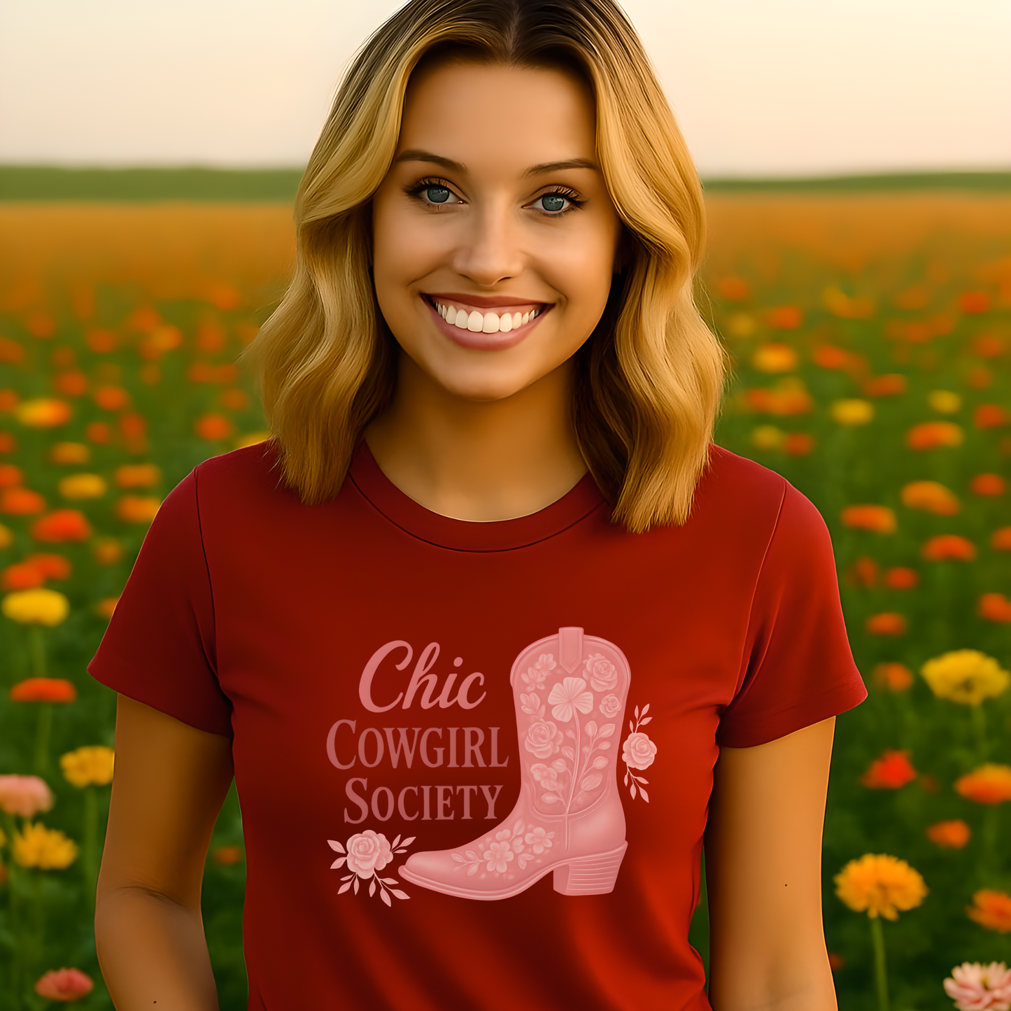 Vintage Chic Cowgirl Unisex T-shirt - Perfect Gift for Birthdays and Friends