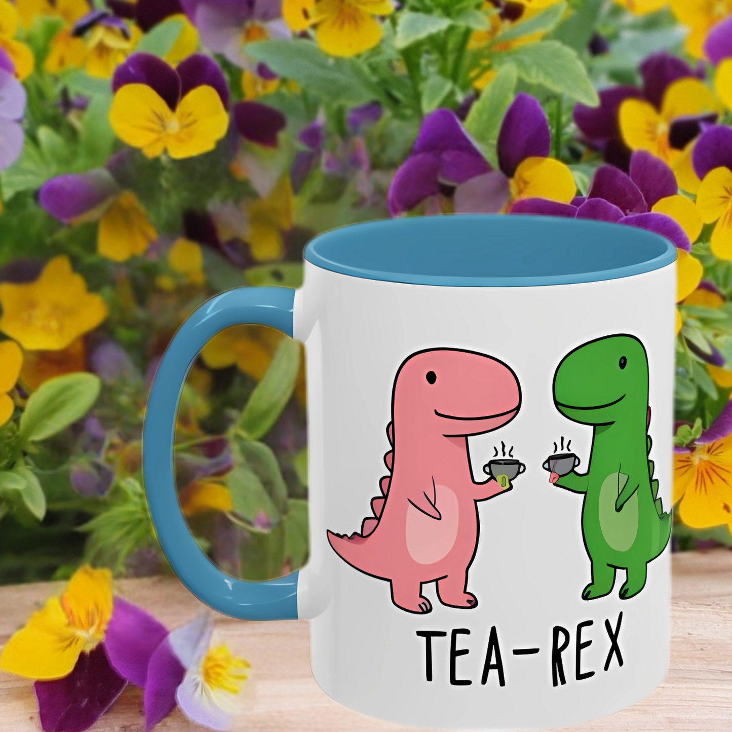 Dinosaur Coffee Mug, Tea Cup Dino Mug, Cute Dinosaur Mug, Tea Lover Gift, Unique Coffee Cup, Funny Jurassic Mug, Conversation Starter Mug