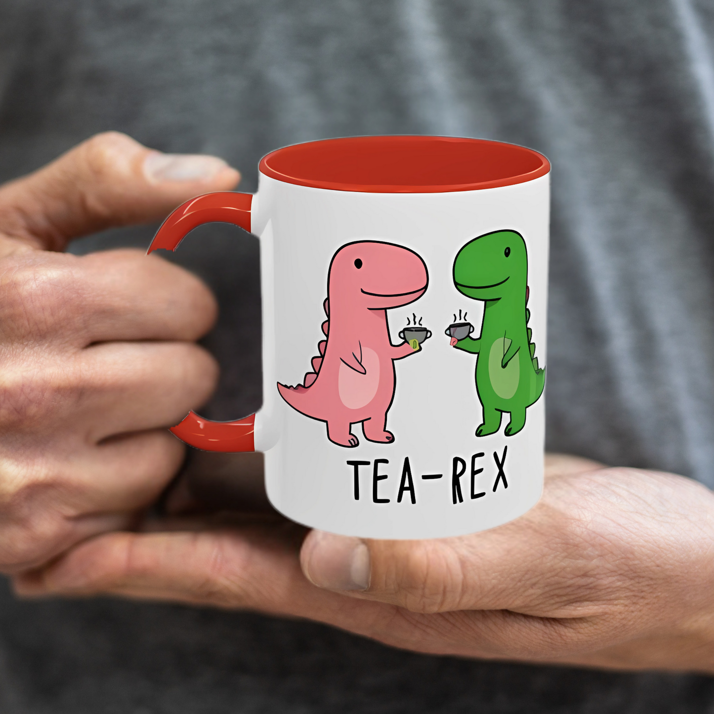 Dinosaur Coffee Mug, Tea Cup Dino Mug, Cute Dinosaur Mug, Tea Lover Gift, Unique Coffee Cup, Funny Jurassic Mug, Conversation Starter Mug
