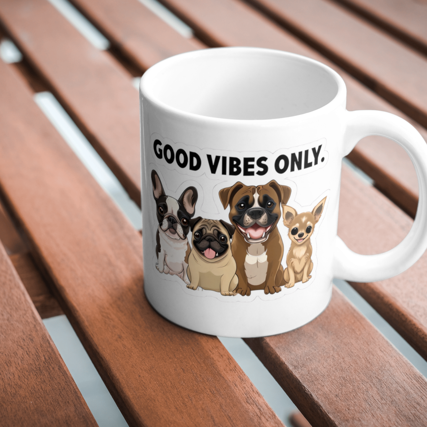 Dog Lover Kiss-Cut Stickers, Fun Animal Décor, Good Vibes Only Sticker for Pet Owners, Cute Puppy Decals, Positive Vibes Doggie Stickers
