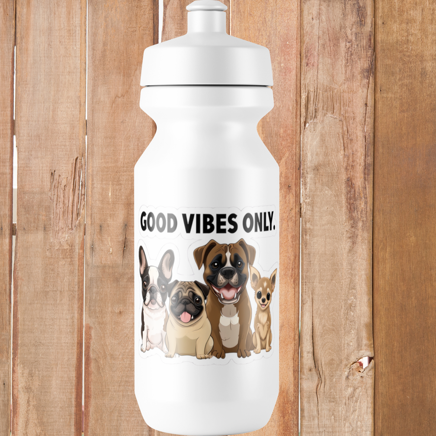 Dog Lover Kiss-Cut Stickers, Fun Animal Décor, Good Vibes Only Sticker for Pet Owners, Cute Puppy Decals, Positive Vibes Doggie Stickers