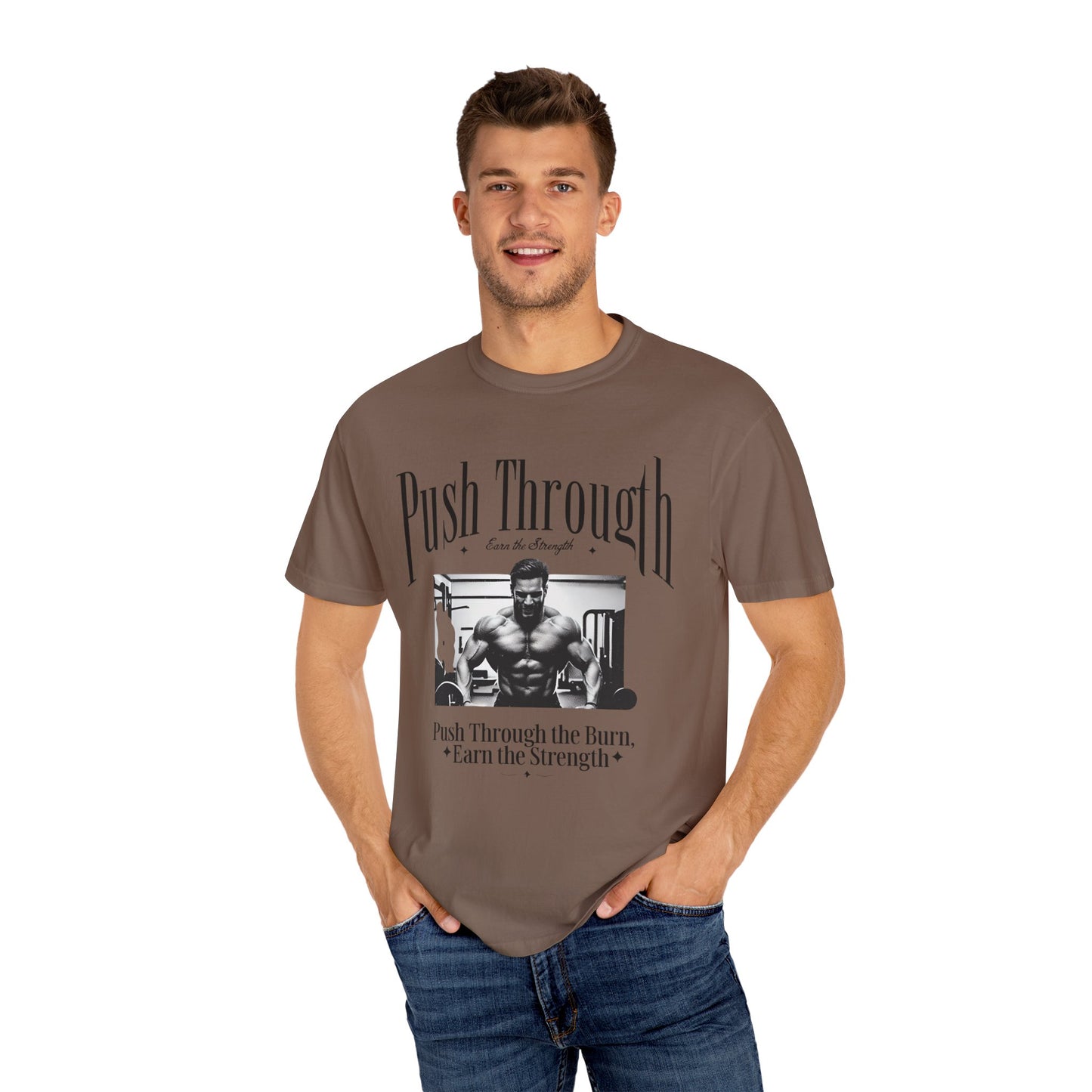 Fitness Motivation T-shirt, Weightlifting Tee, Gym Apparel