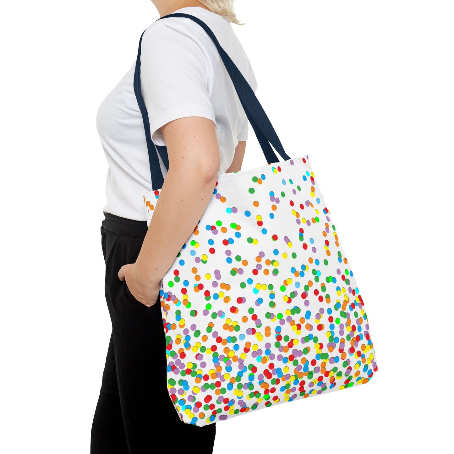 Colorful Confetti Tote Bag - Fun & Stylish Everyday Bag