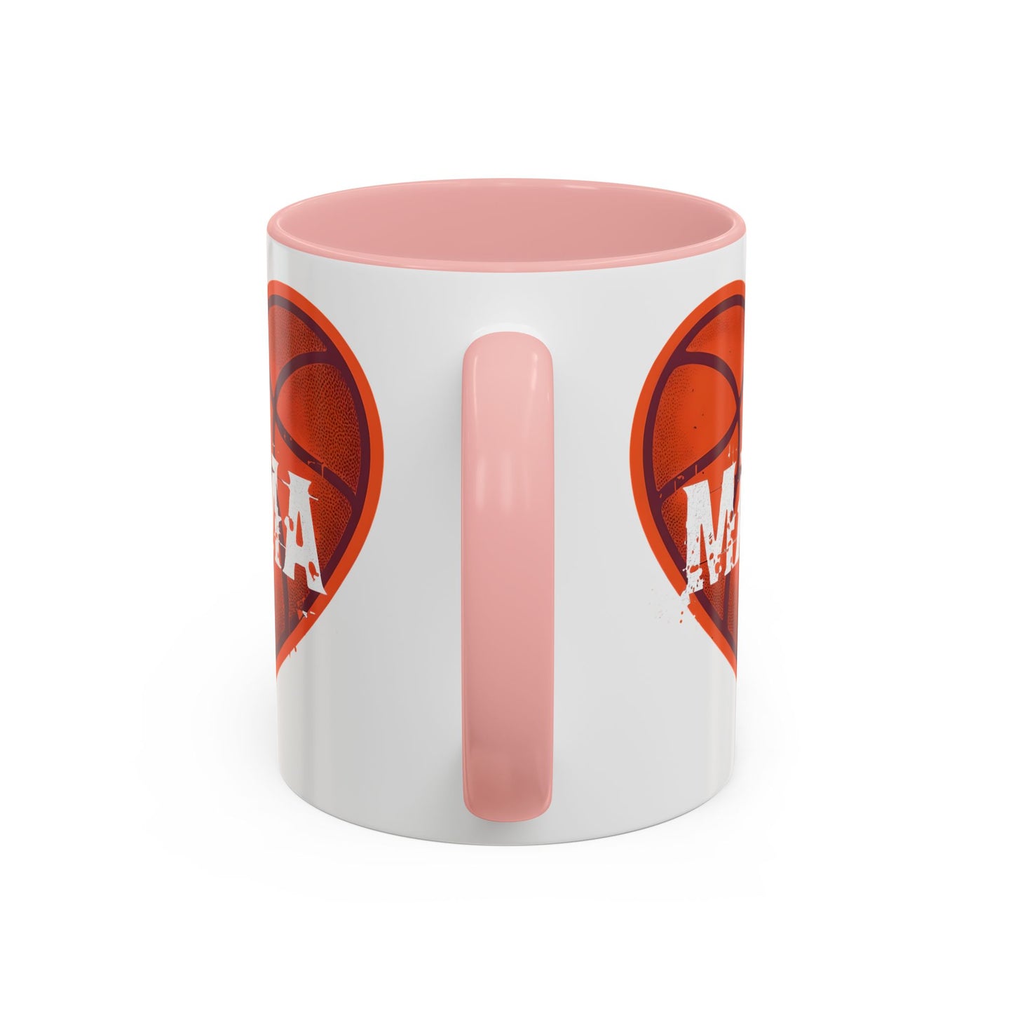 Basketball Mama Coffee Mug | Gift for Sports Moms, Basketball Lovers, Mother's Day, Personalized Mug, Heart Design